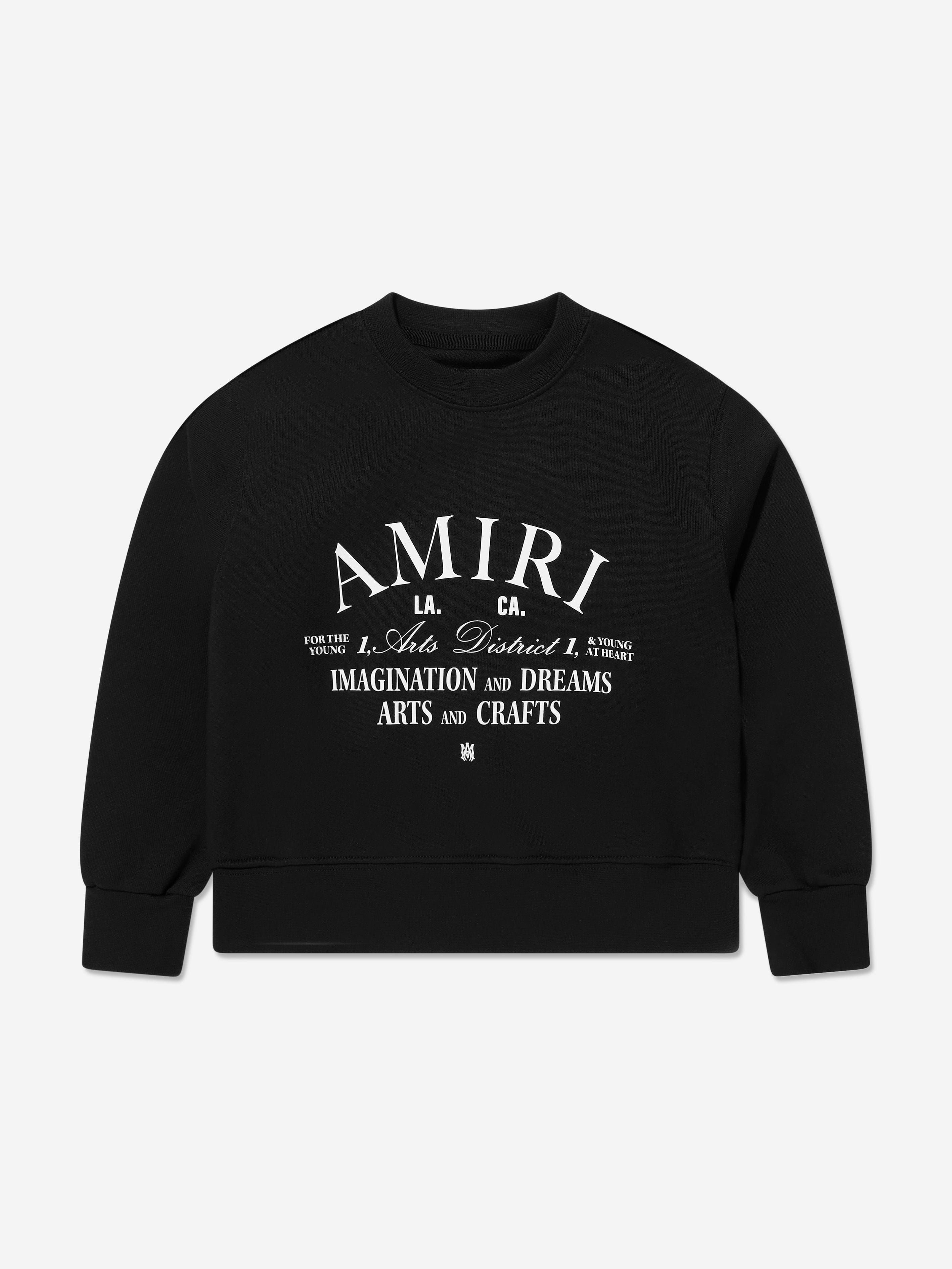 Amiri Kids Arts District Sweatshirt in Black | Childsplay Clothing