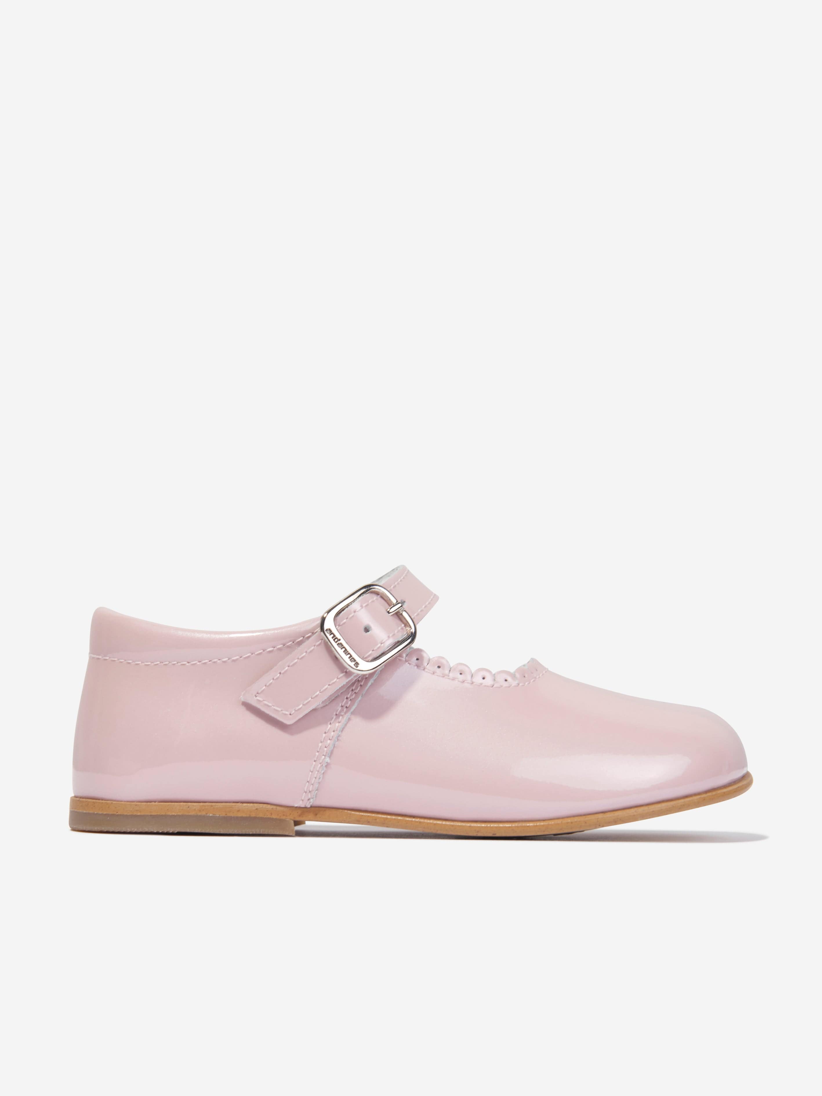 Amor Bambino White Mary Jane Girls Leather Patent Shoes (In Stock) main image 1