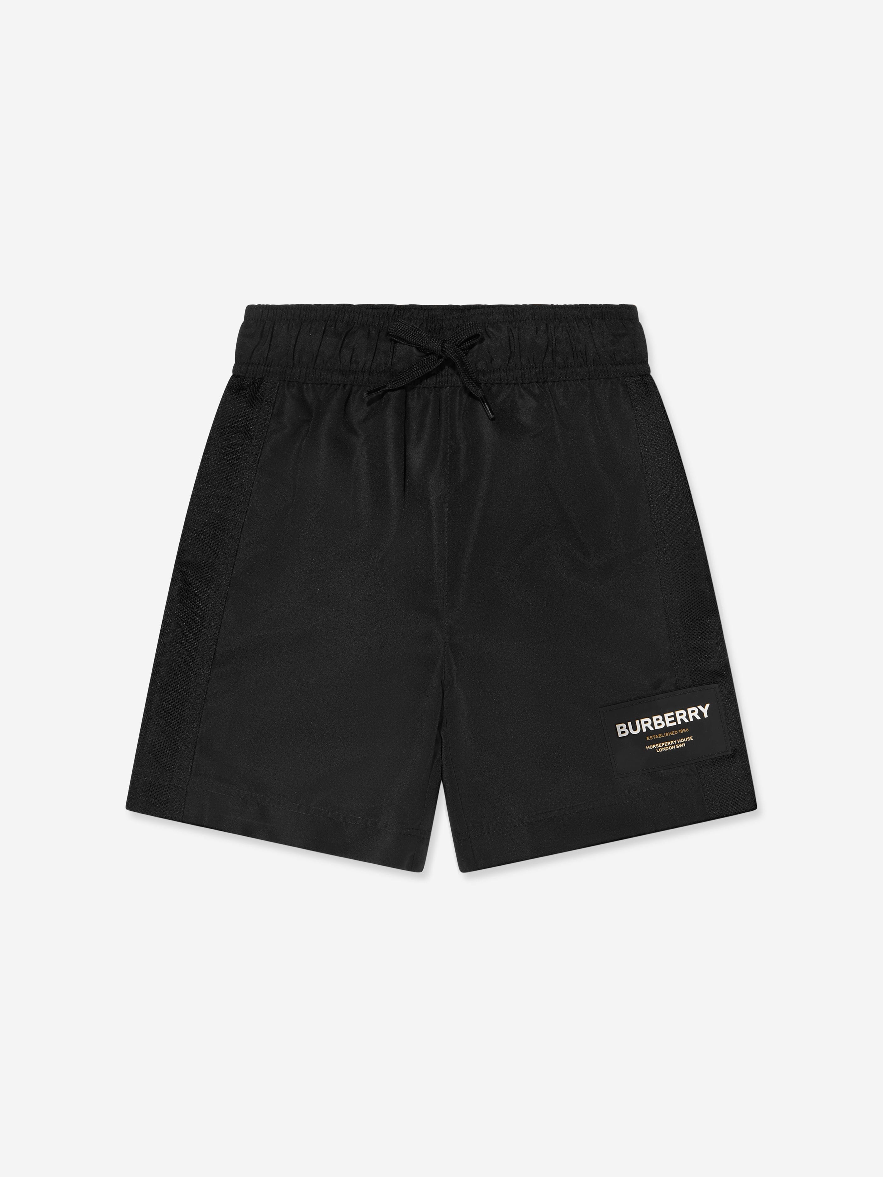 Black burberry swim shorts Clearance