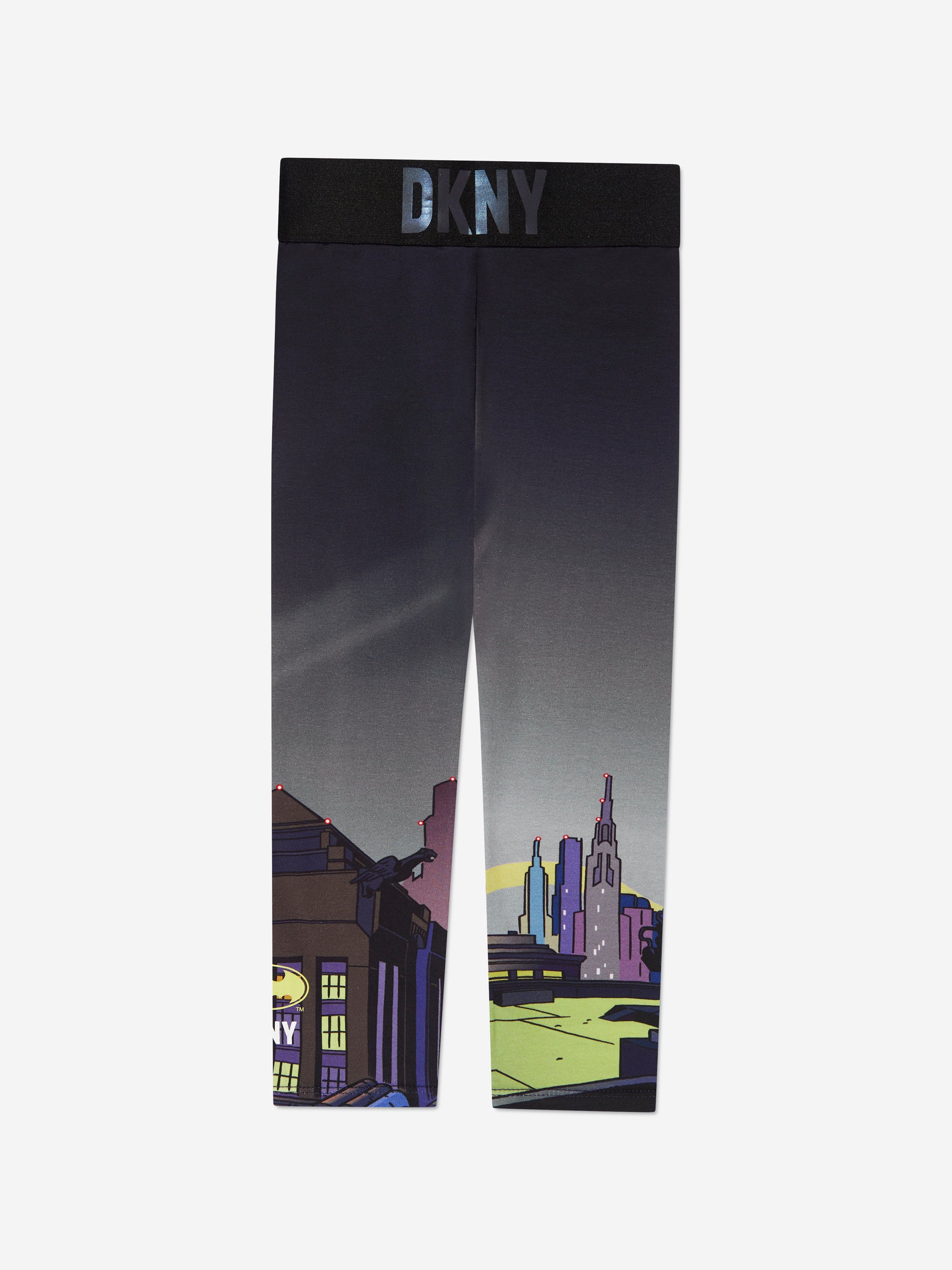 thumbnail image 2 of New Kids' Like A Boss Batman Superhero Printed Full-Length Leggings - Multicolored 2 of 2