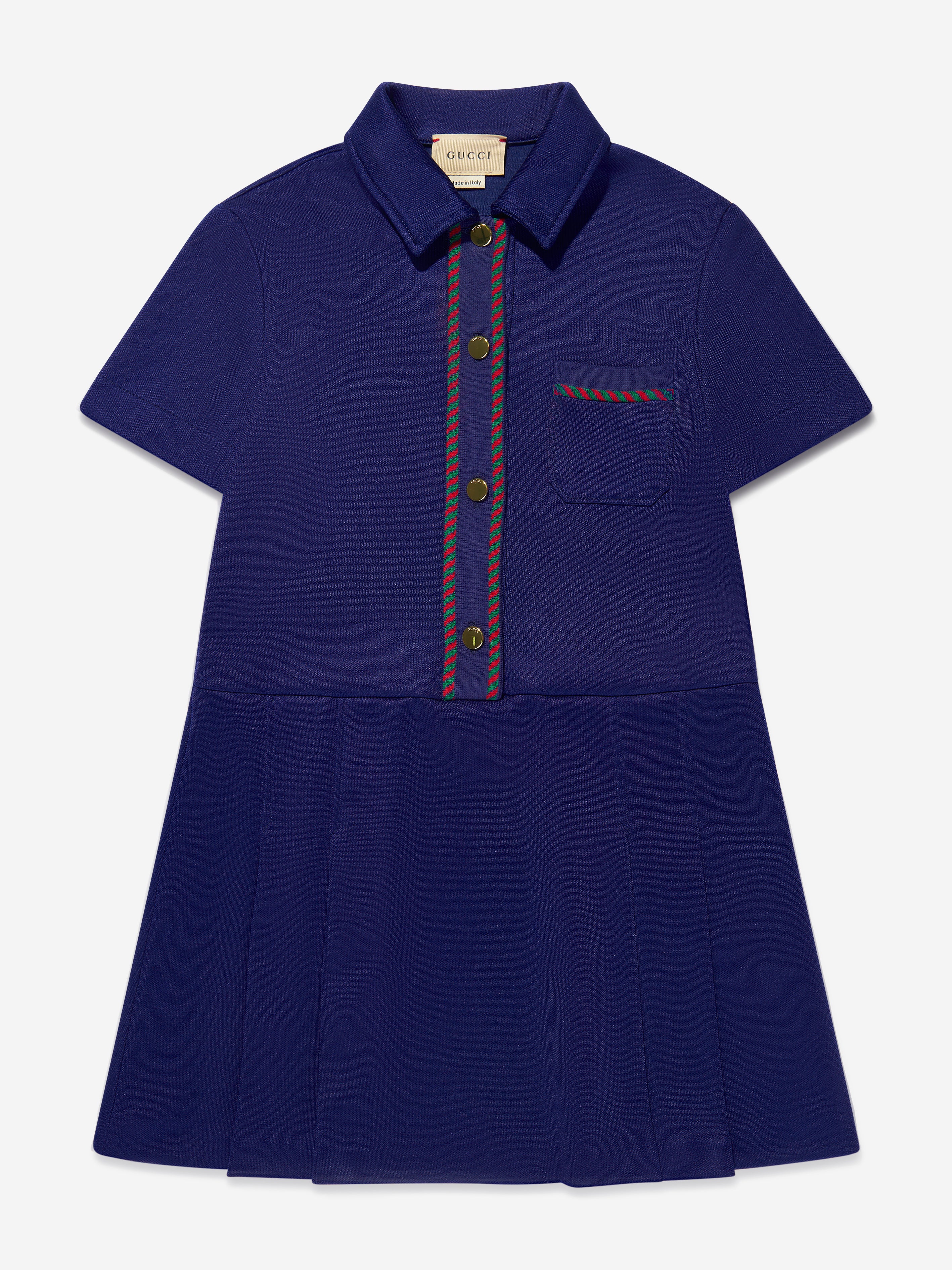 Gucci Kids Girls Pocket Dress in Navy 4 yrs Blue