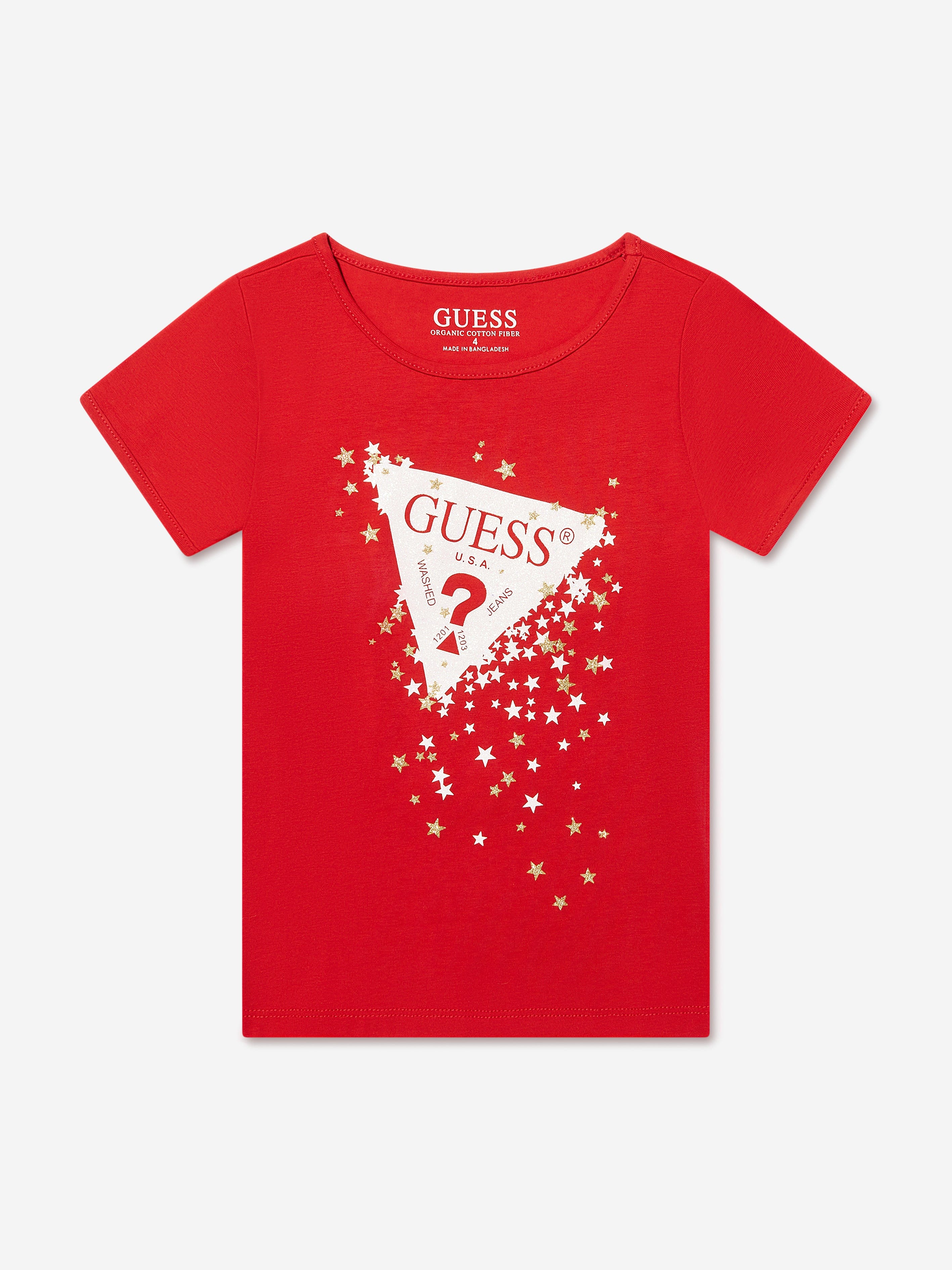 Girls Logo TShirt in Red Childsplay Clothing