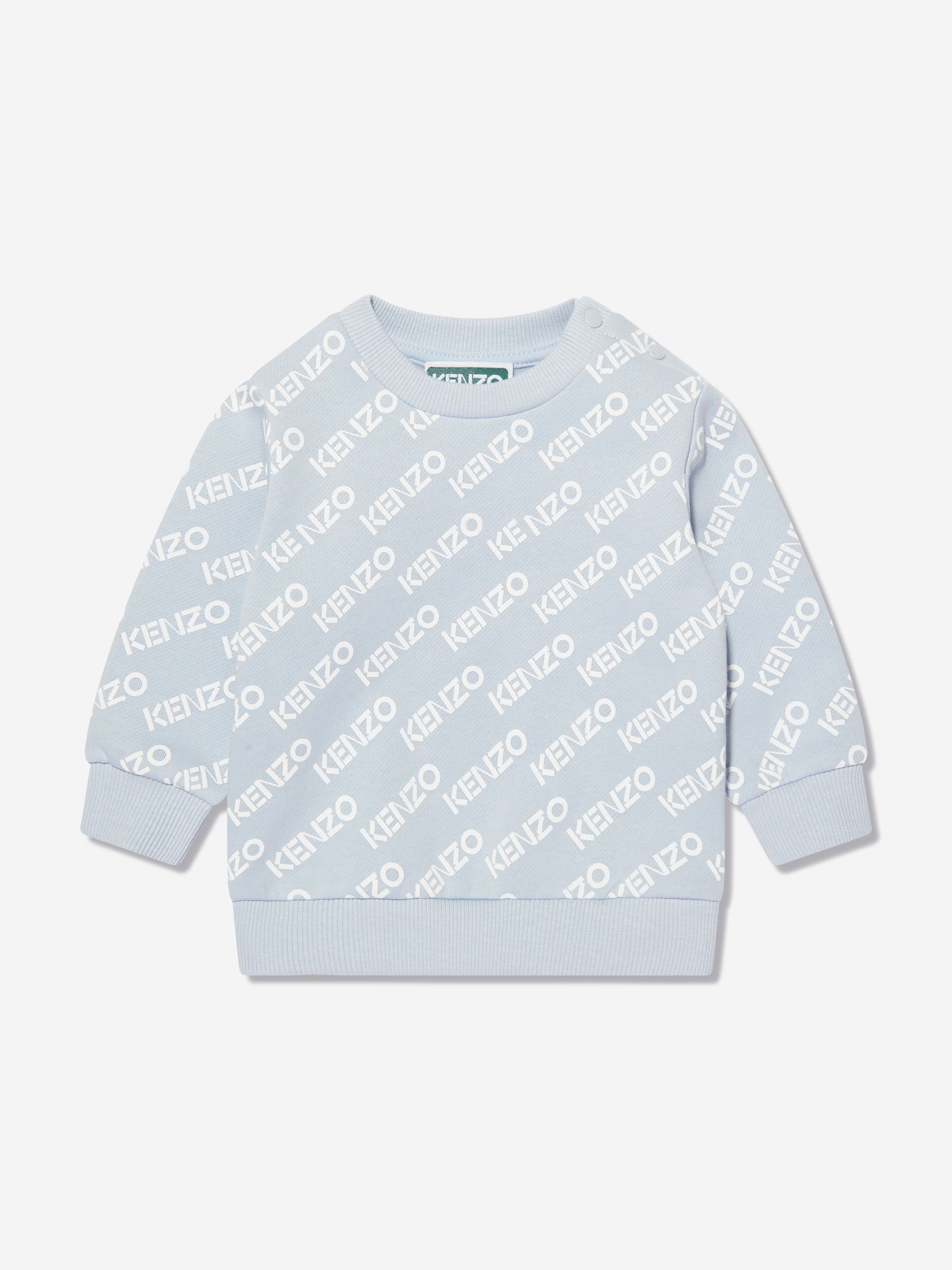 Baby Boys Logo Sweatshirt in Blue Childsplay Clothing