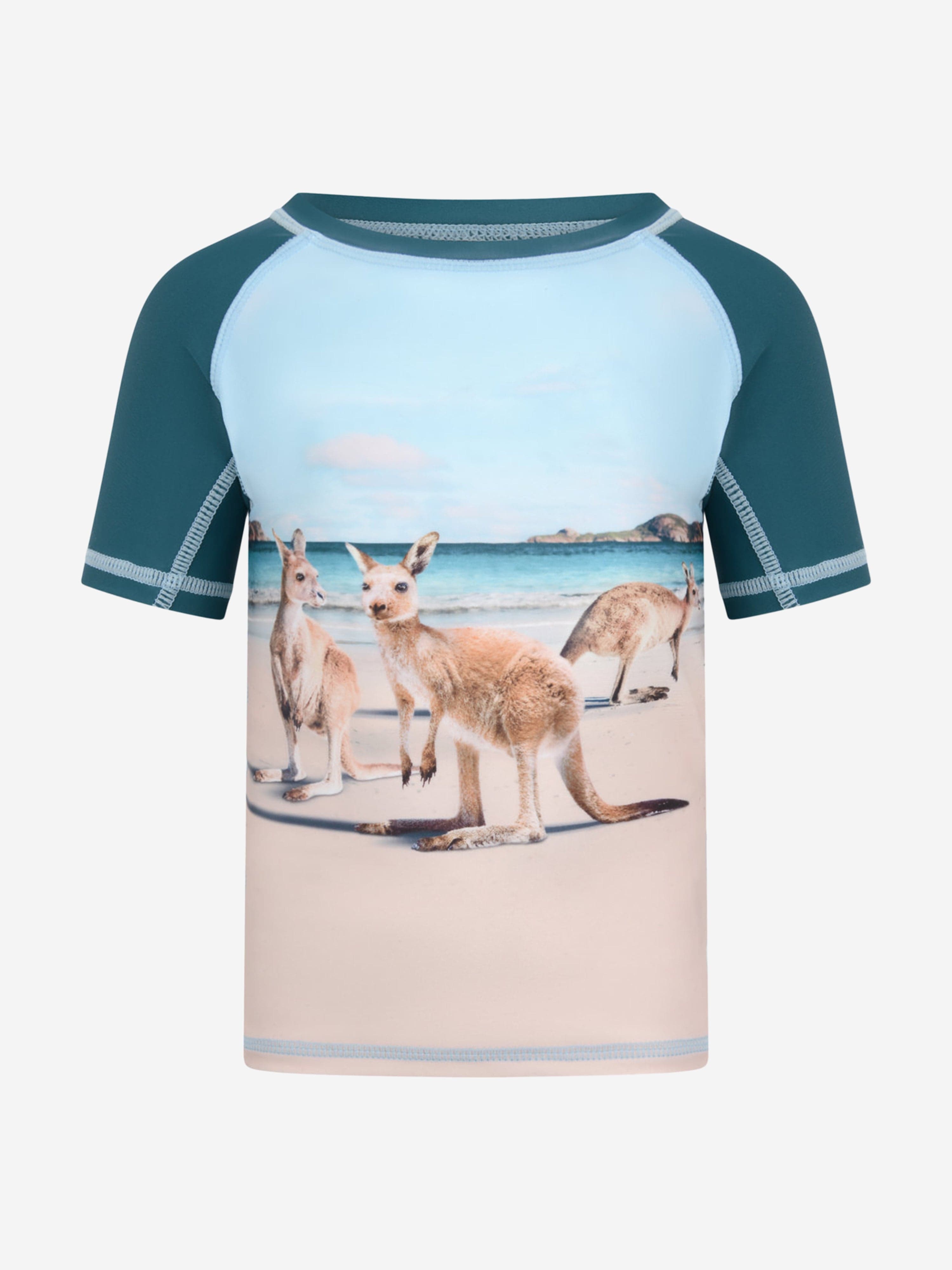 Baby Boys Swim Top Kangaroos Swim Top (UPF 50+) Childsplay Clothing