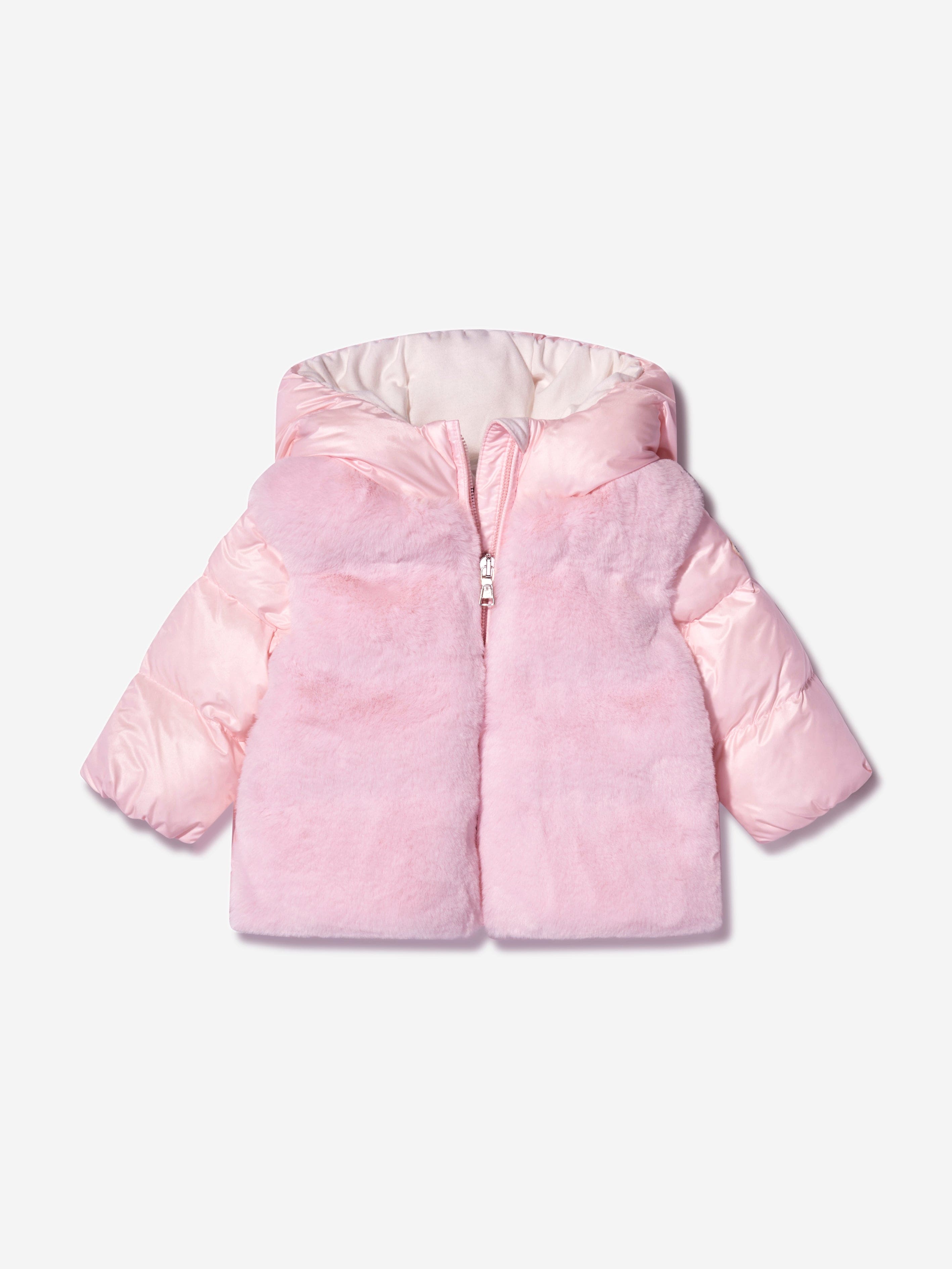 Baby Girls Down Padded Natas Jacket in Pink Childsplay Clothing