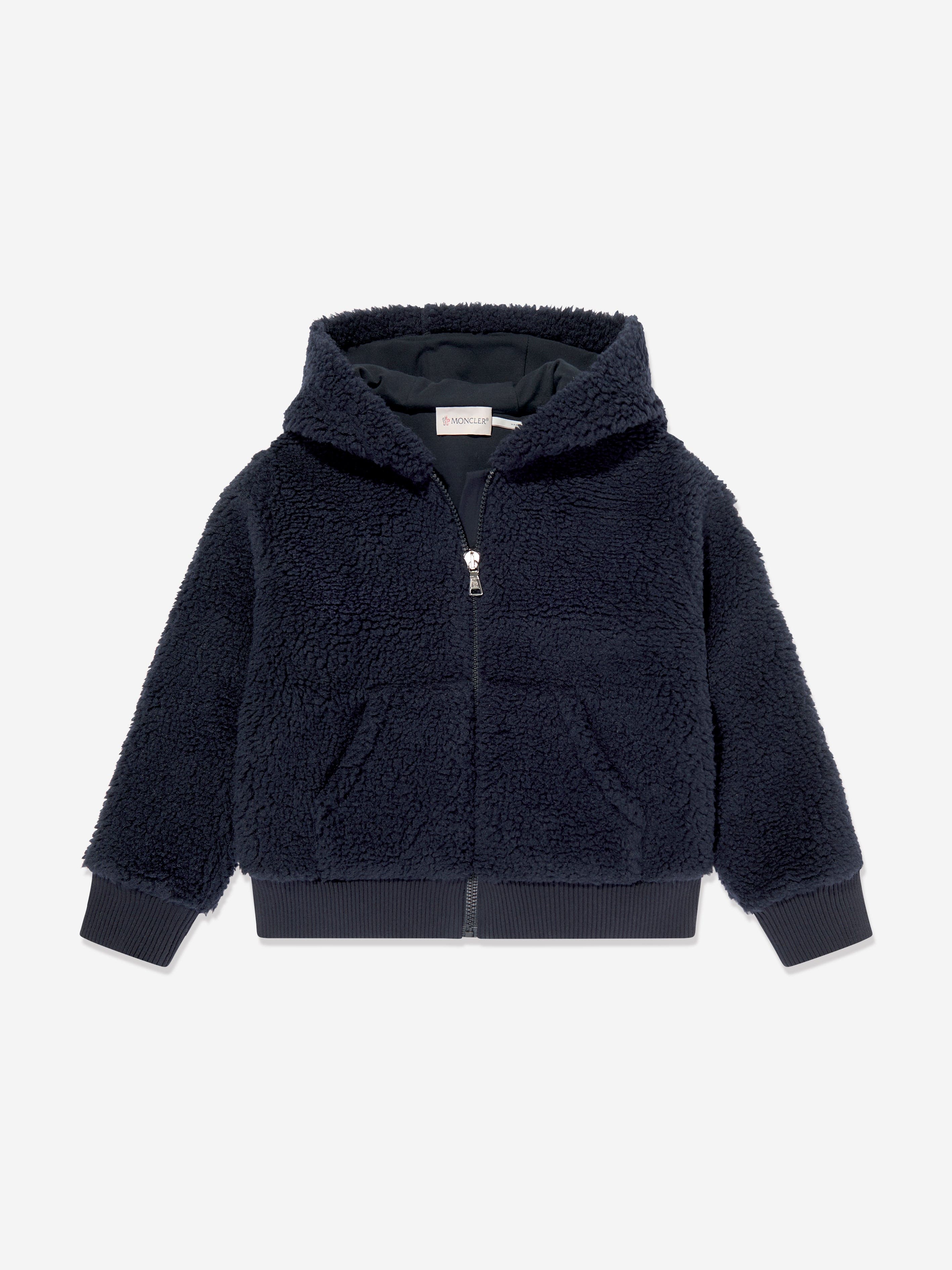 Moncler Enfant Boys Zip Up Cardigan in Navy | Childsplay Clothing UK