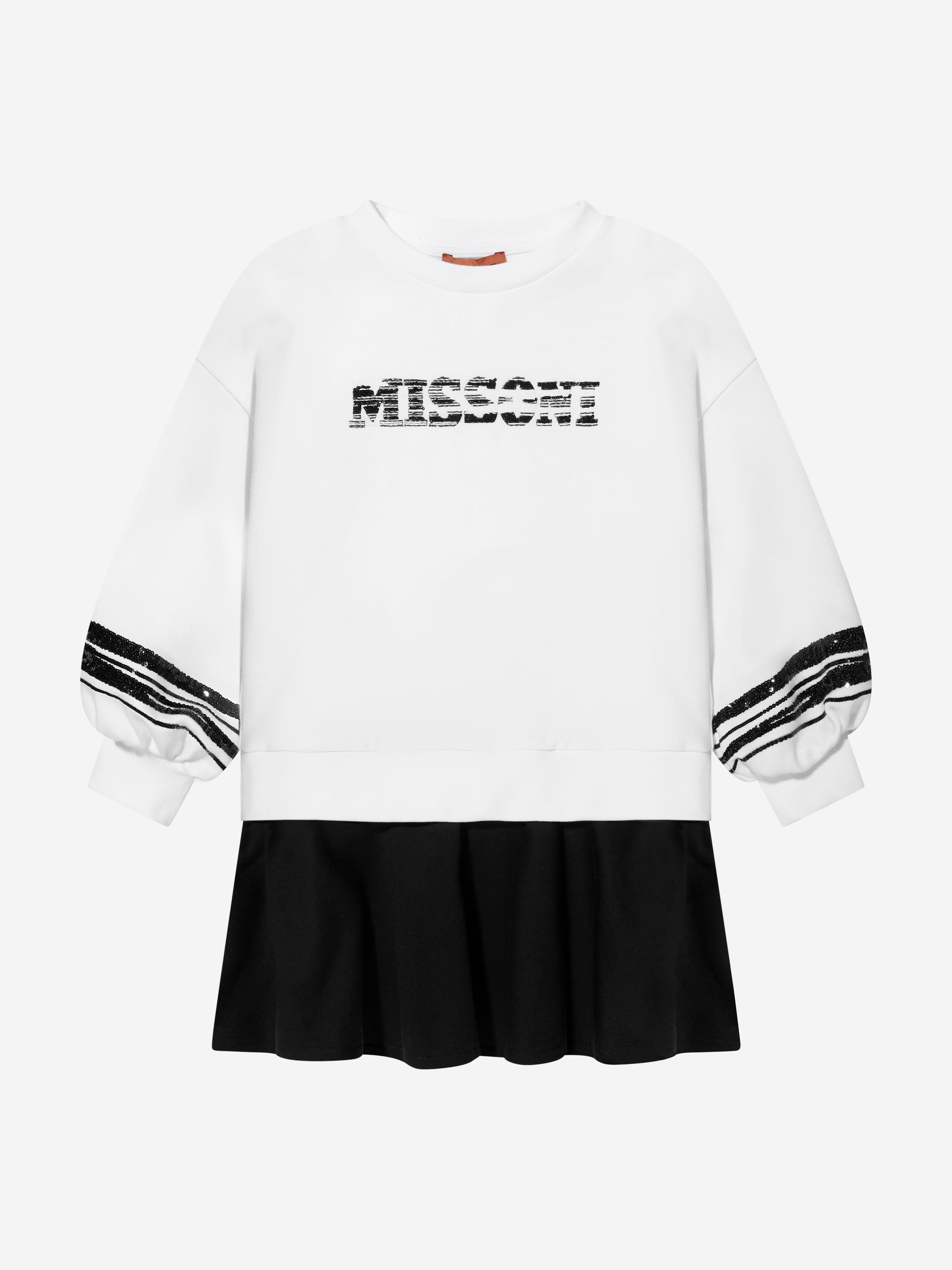 Girls Sweater Dress in White Childsplay Clothing