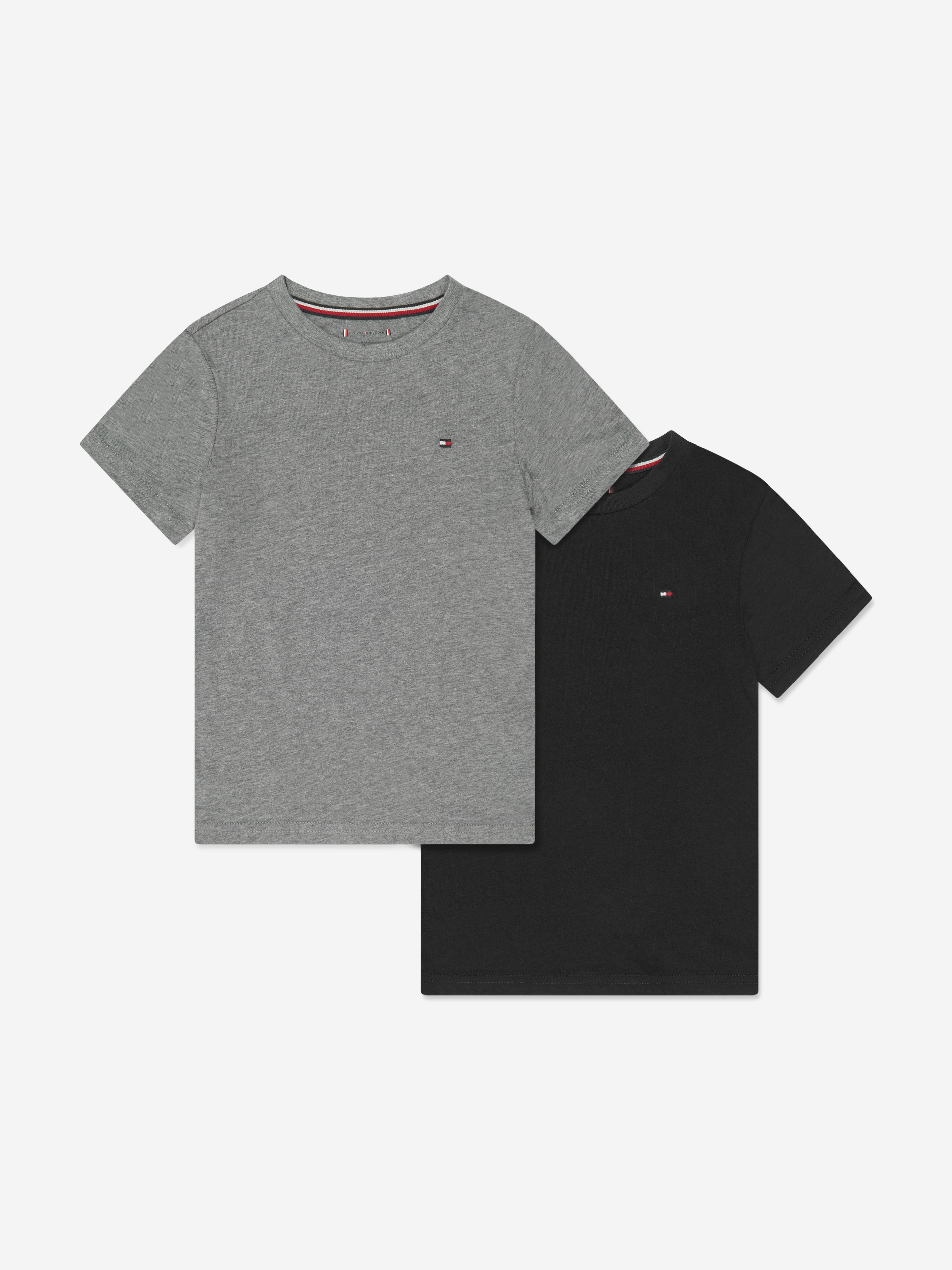 nødsituation Øl butiksindehaveren Tommy Hilfiger Boys T-Shirt Set (2 Pack) in Grey | Childsplay Clothing