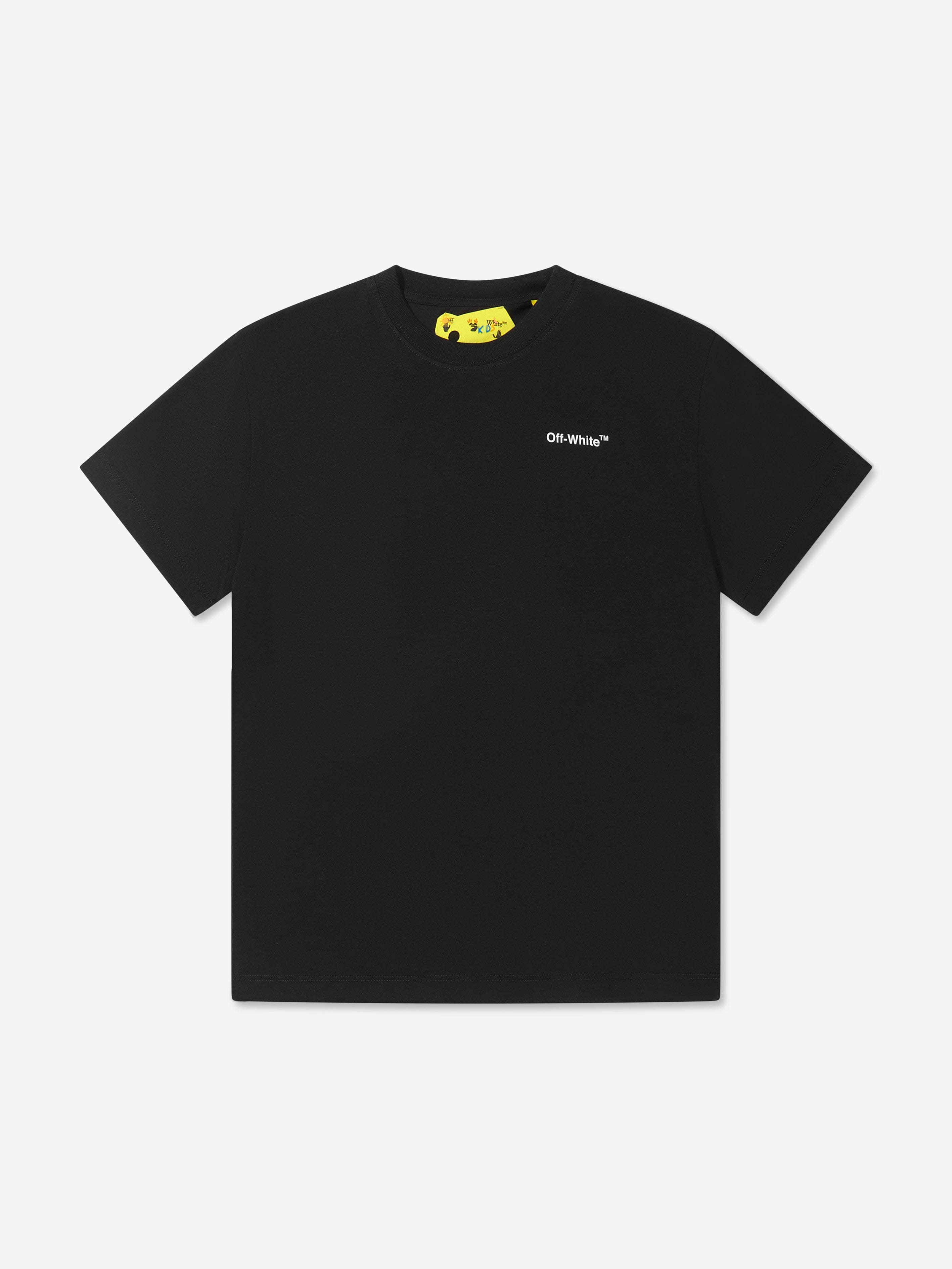 OffWhite Boys Industrial Logo TShirt Childsplay Clothing
