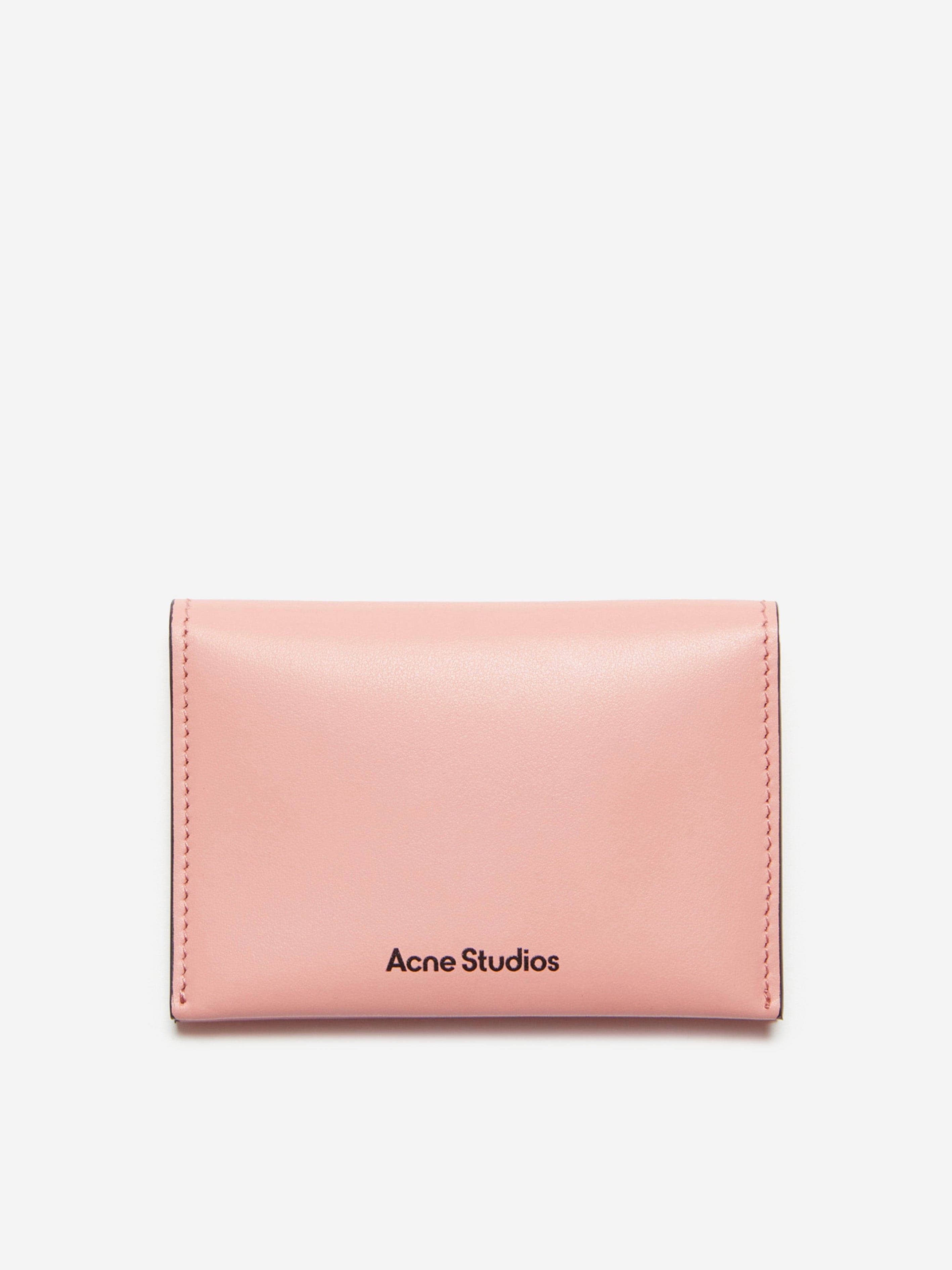 Pink leather wristlet hot sale