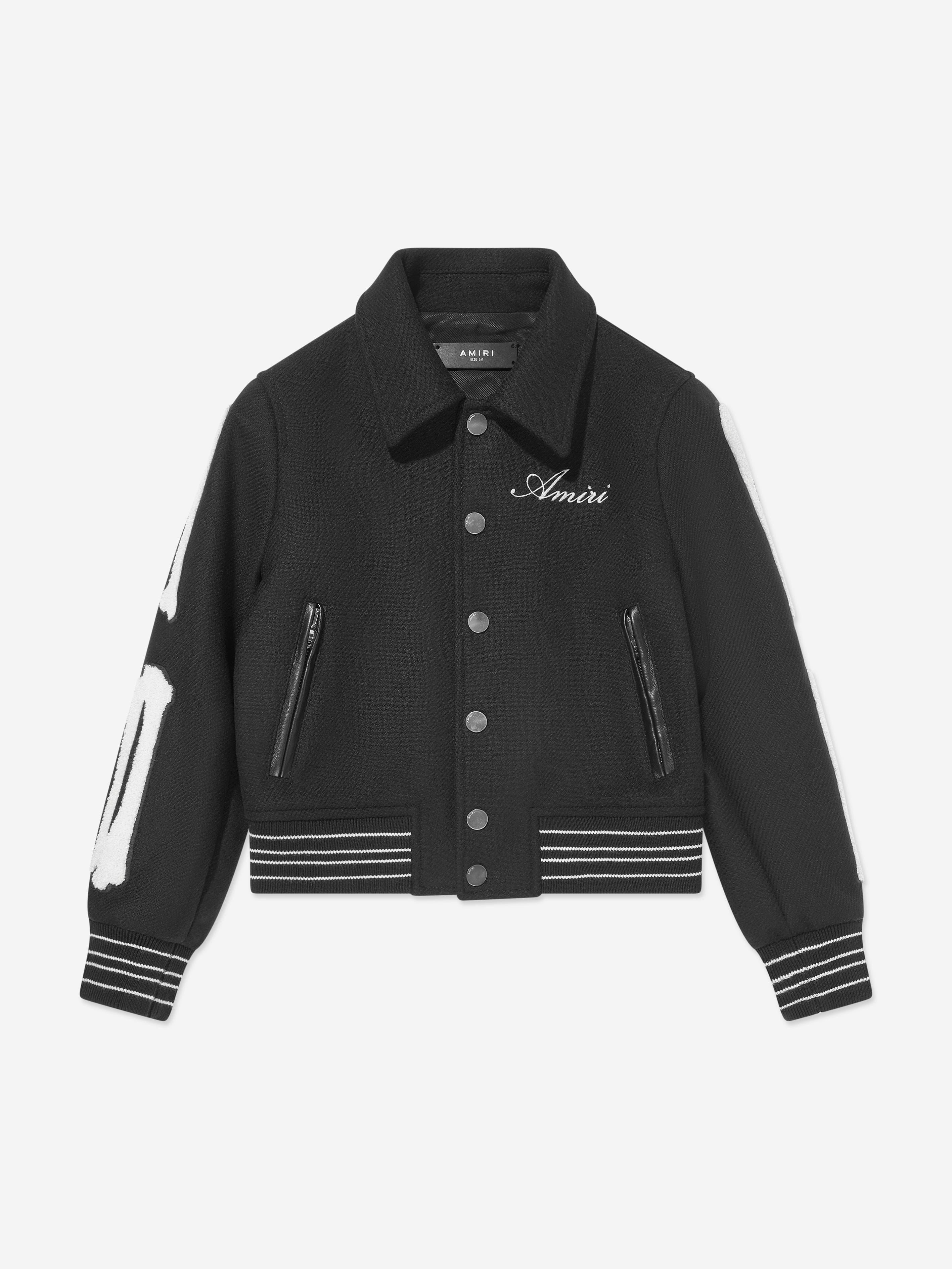 Amiri Kids Bones Jacket in Black | Childsplay Clothing UK