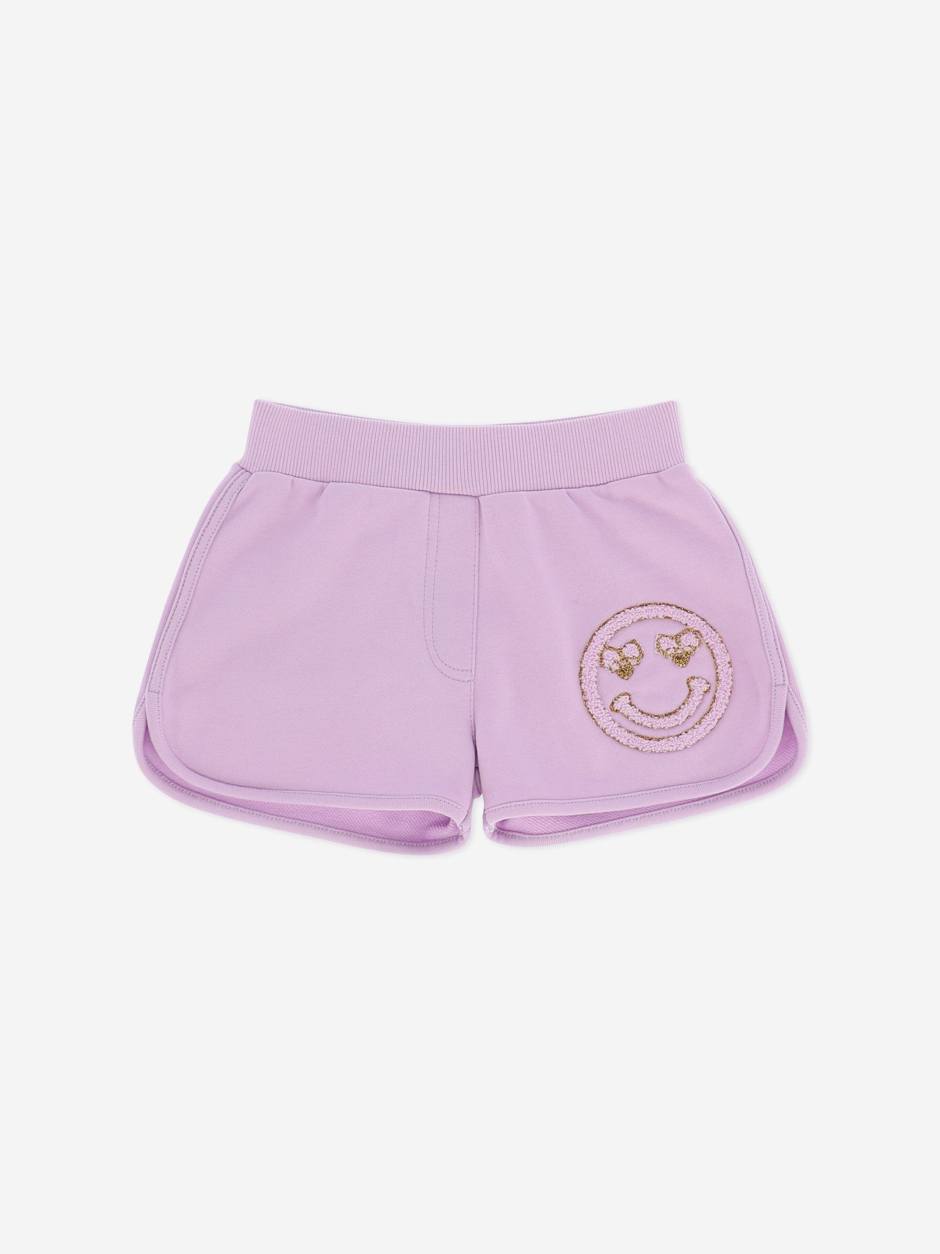 Purple sweat shorts store