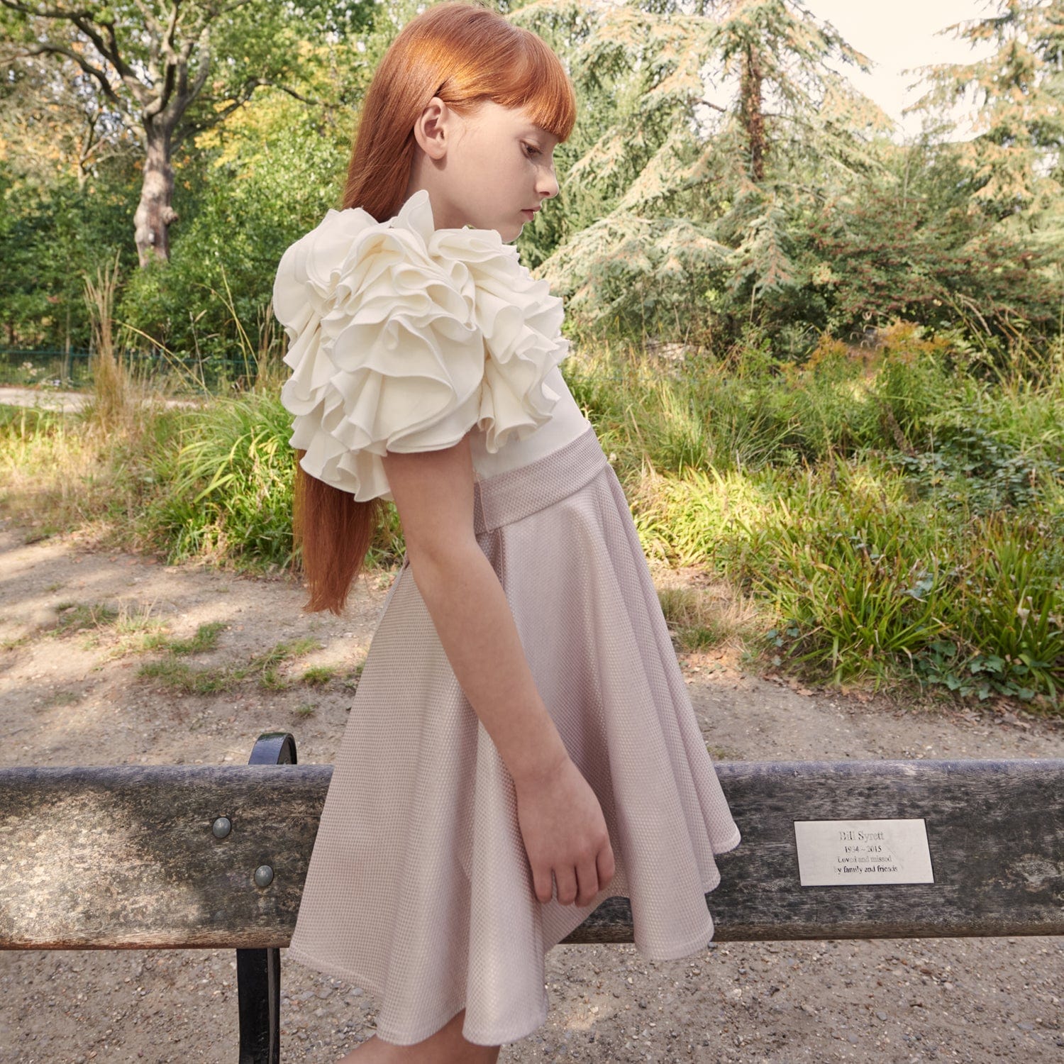 Pink jacquard dress hot sale