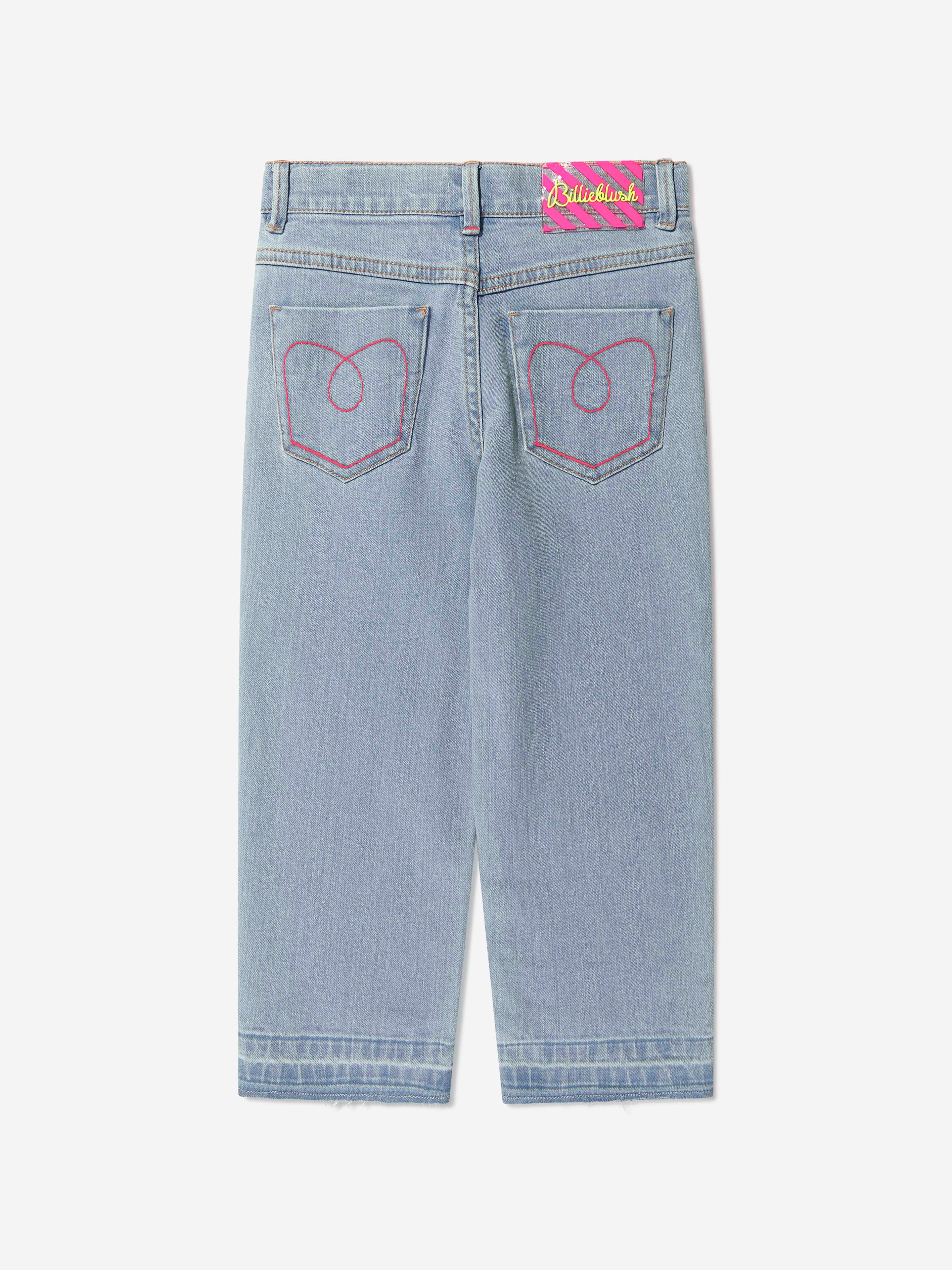 Girls sequin jeans 2025
