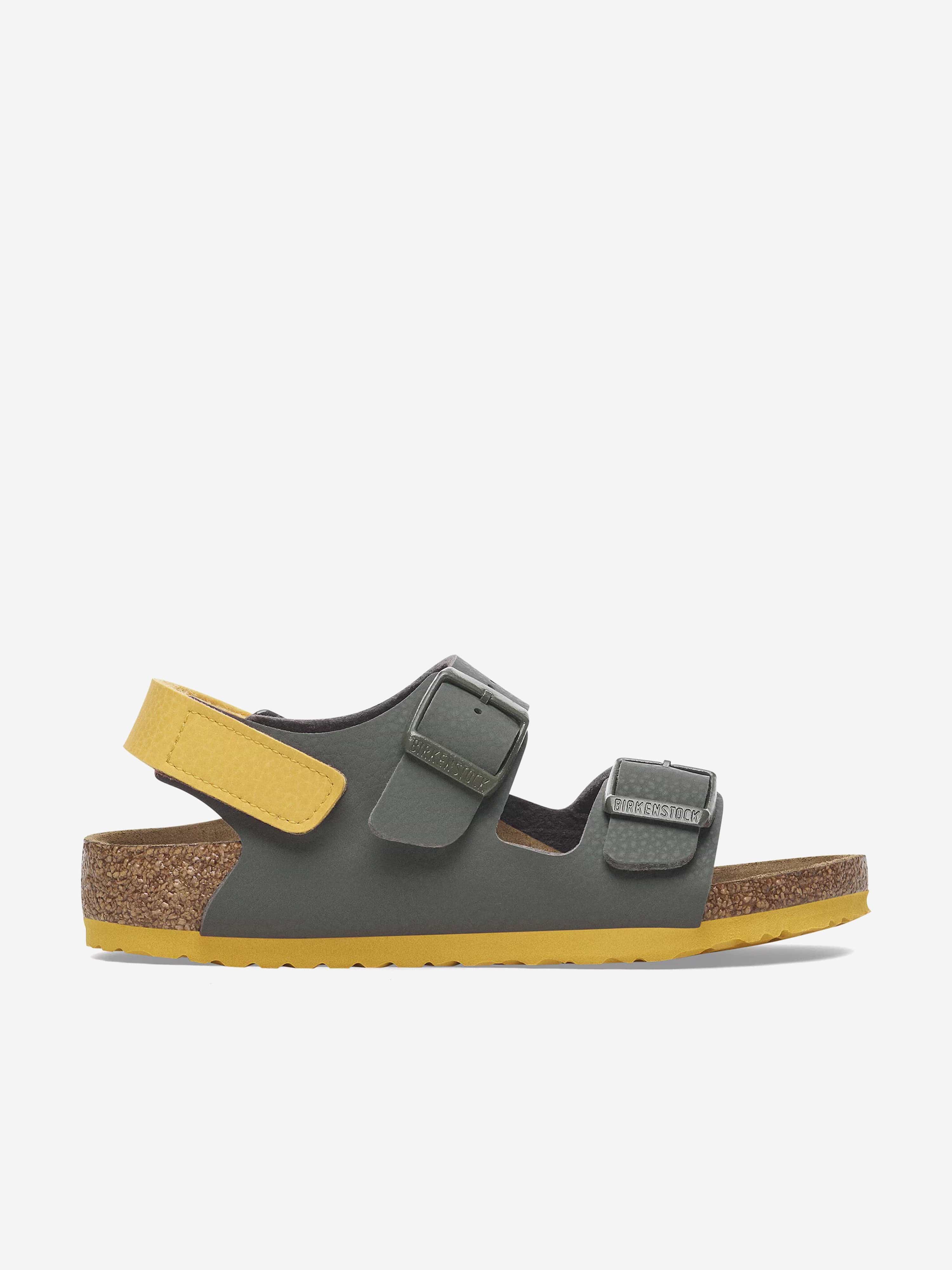 BIRKENSTOCK BIRKENSTOCK Boys Milano AS Sandals in Green