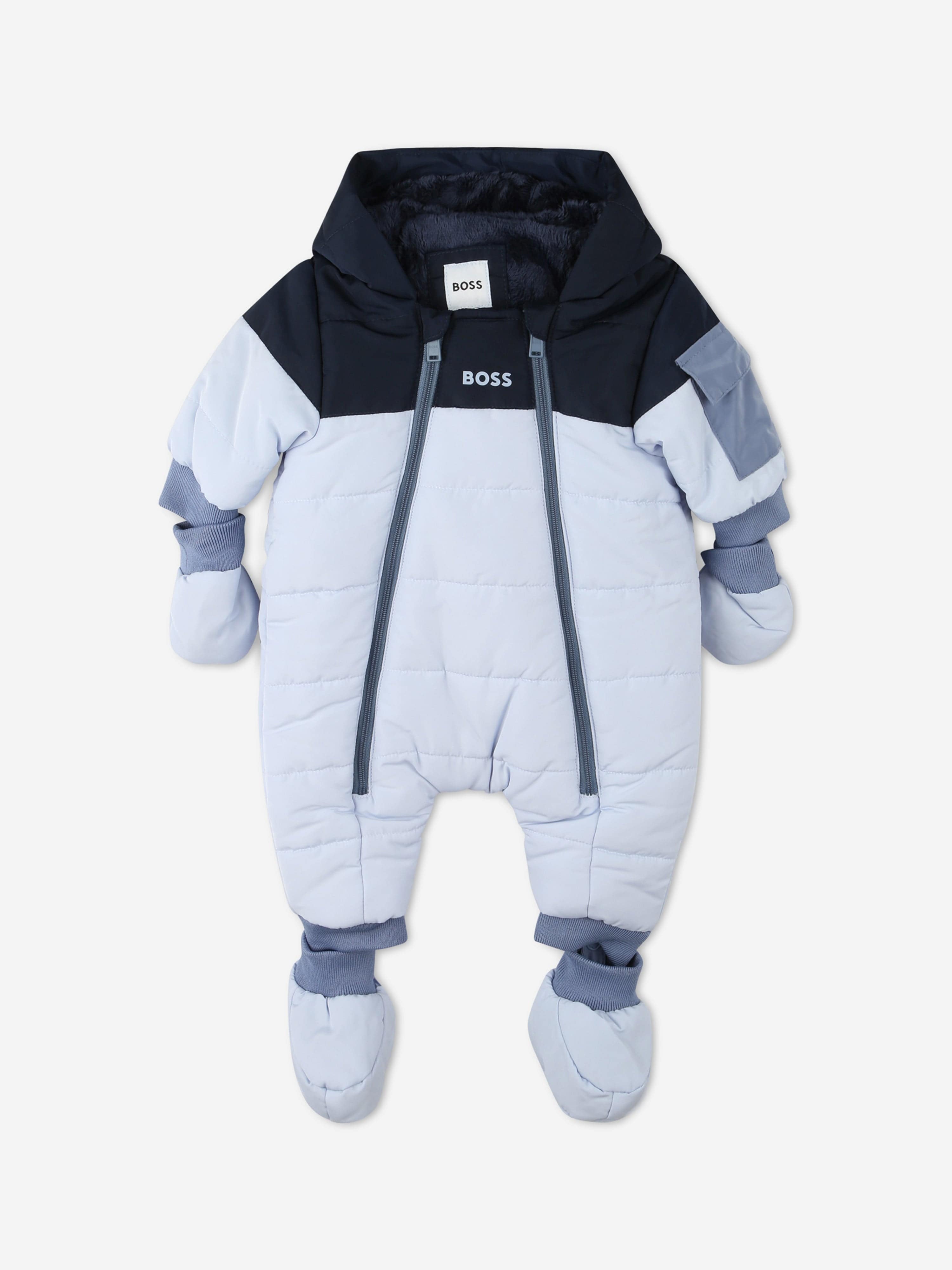 BOSS BOSS Baby Boys Snowsuit ih Blue Childsplay Clothing