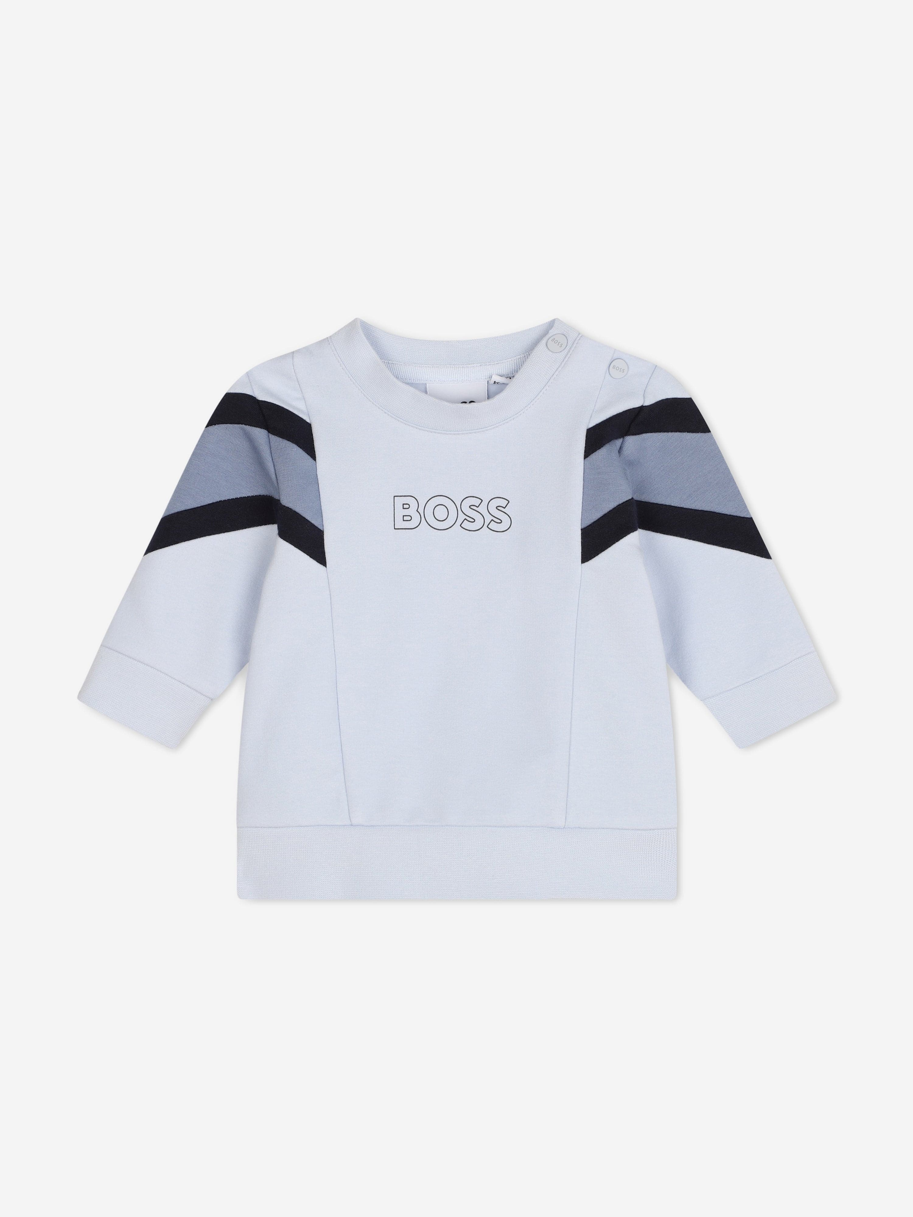 BOSS Baby Boys Logo Tracksuit in Bue Childsplay Clothing