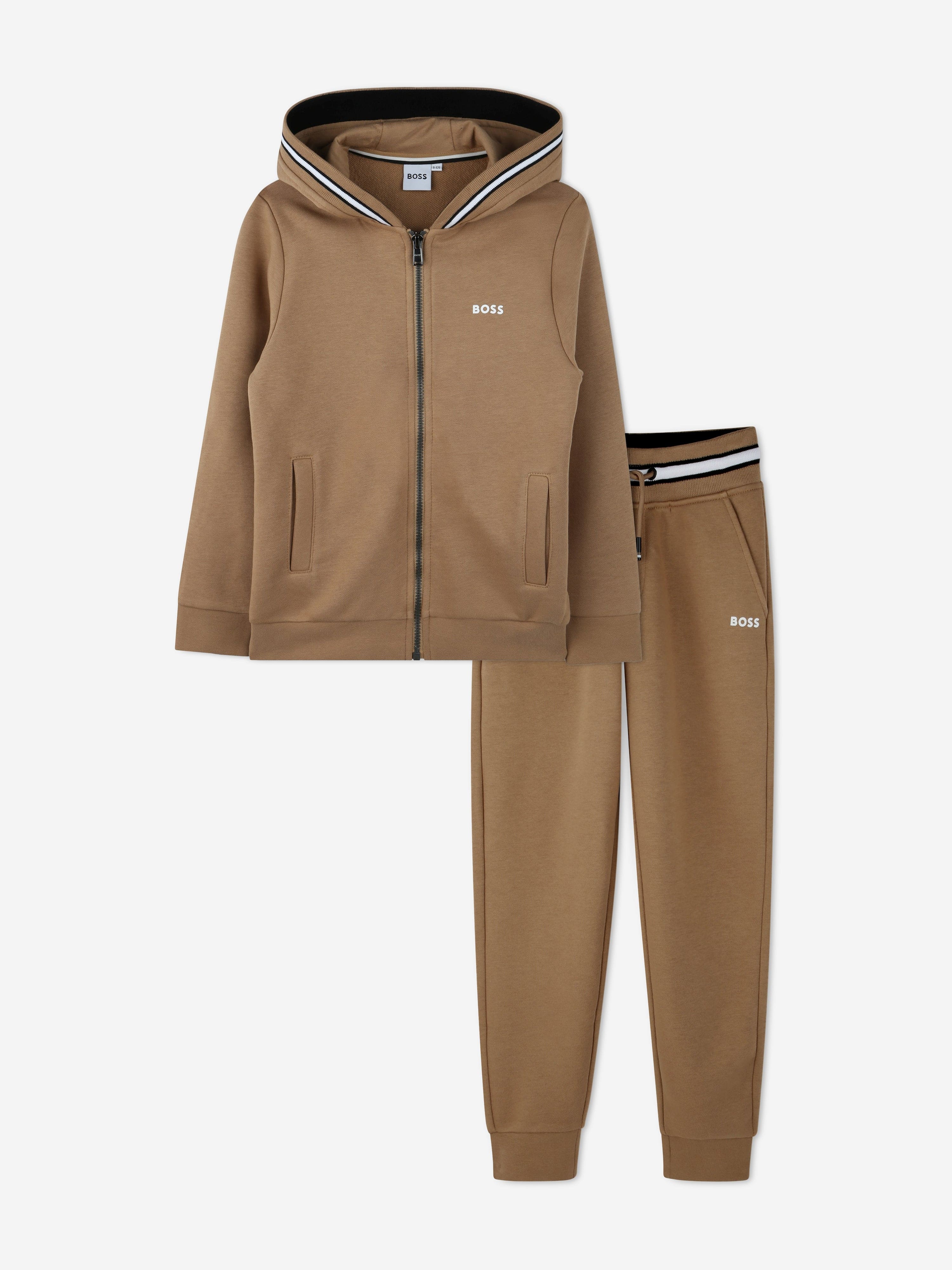 Hooded Tracksuit Boys Boss Tracksuit Kids Boss Tracksuit