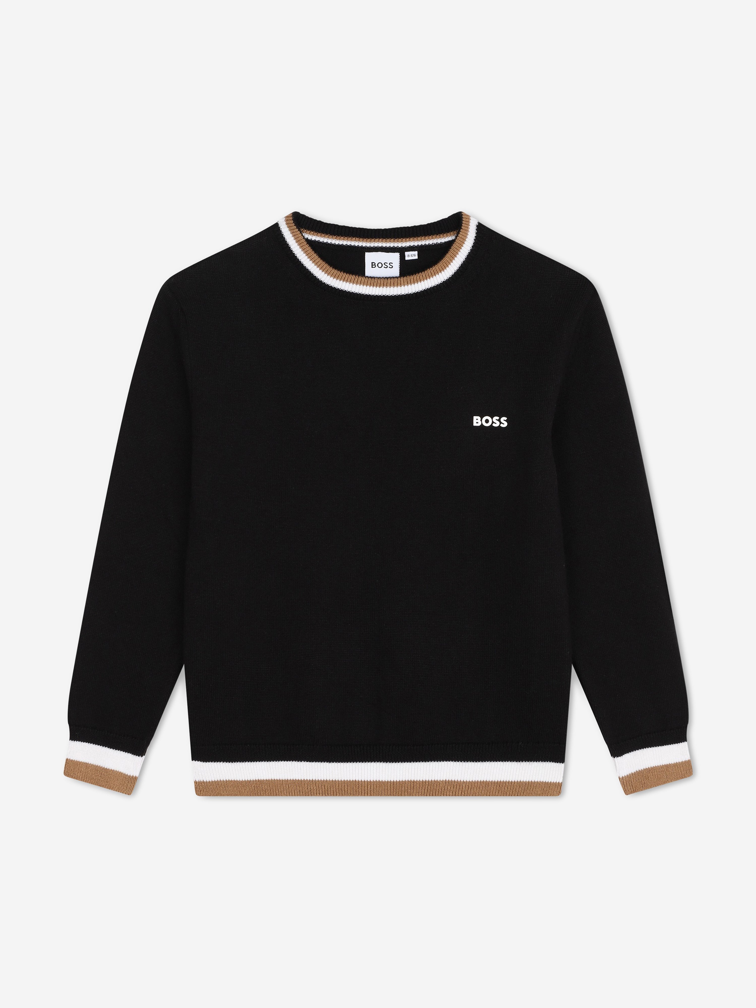 Black boss jumper online