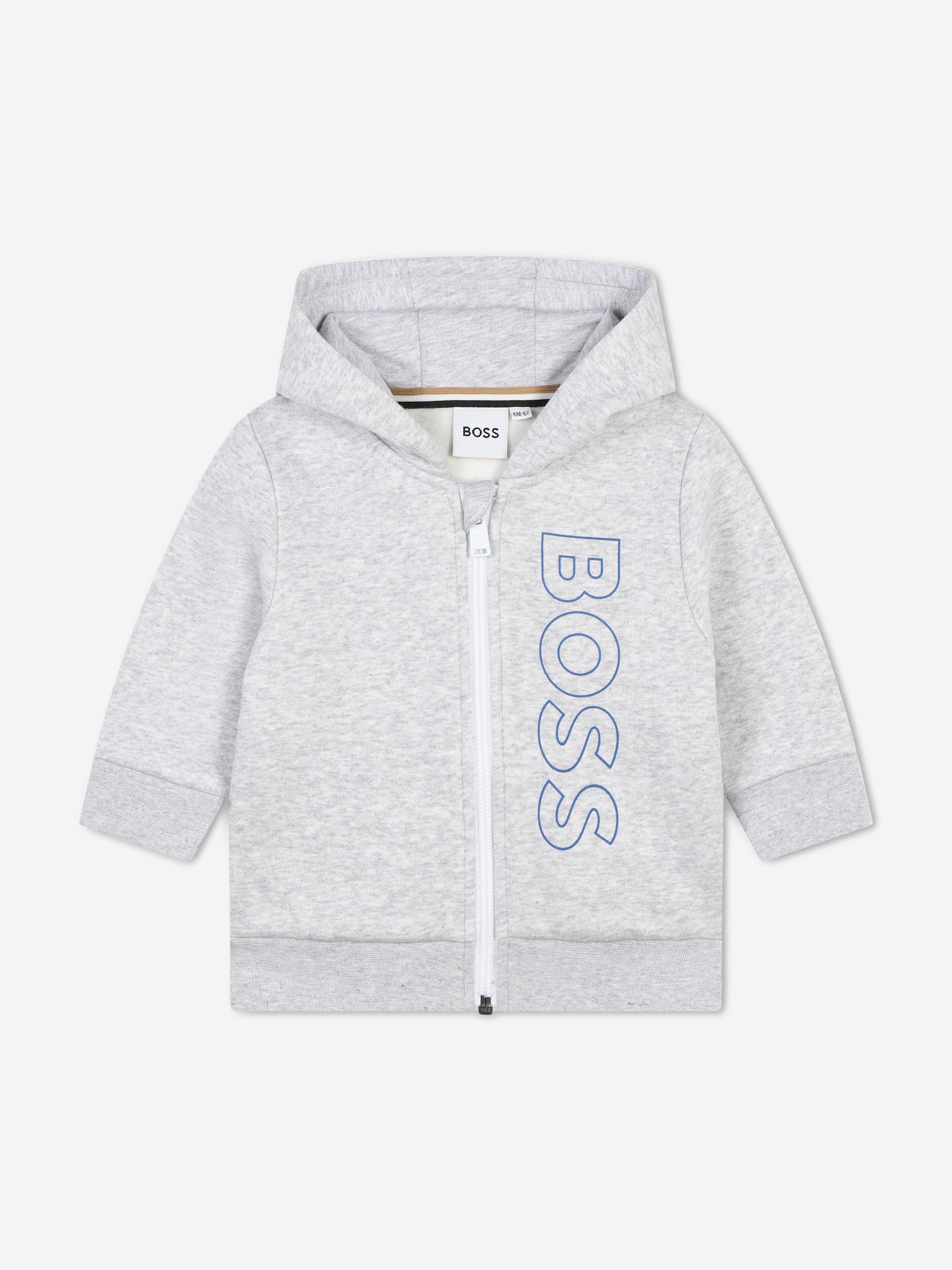 BOSS Baby Boys L ogo Tracksuit in Grey Childsplay Clothing