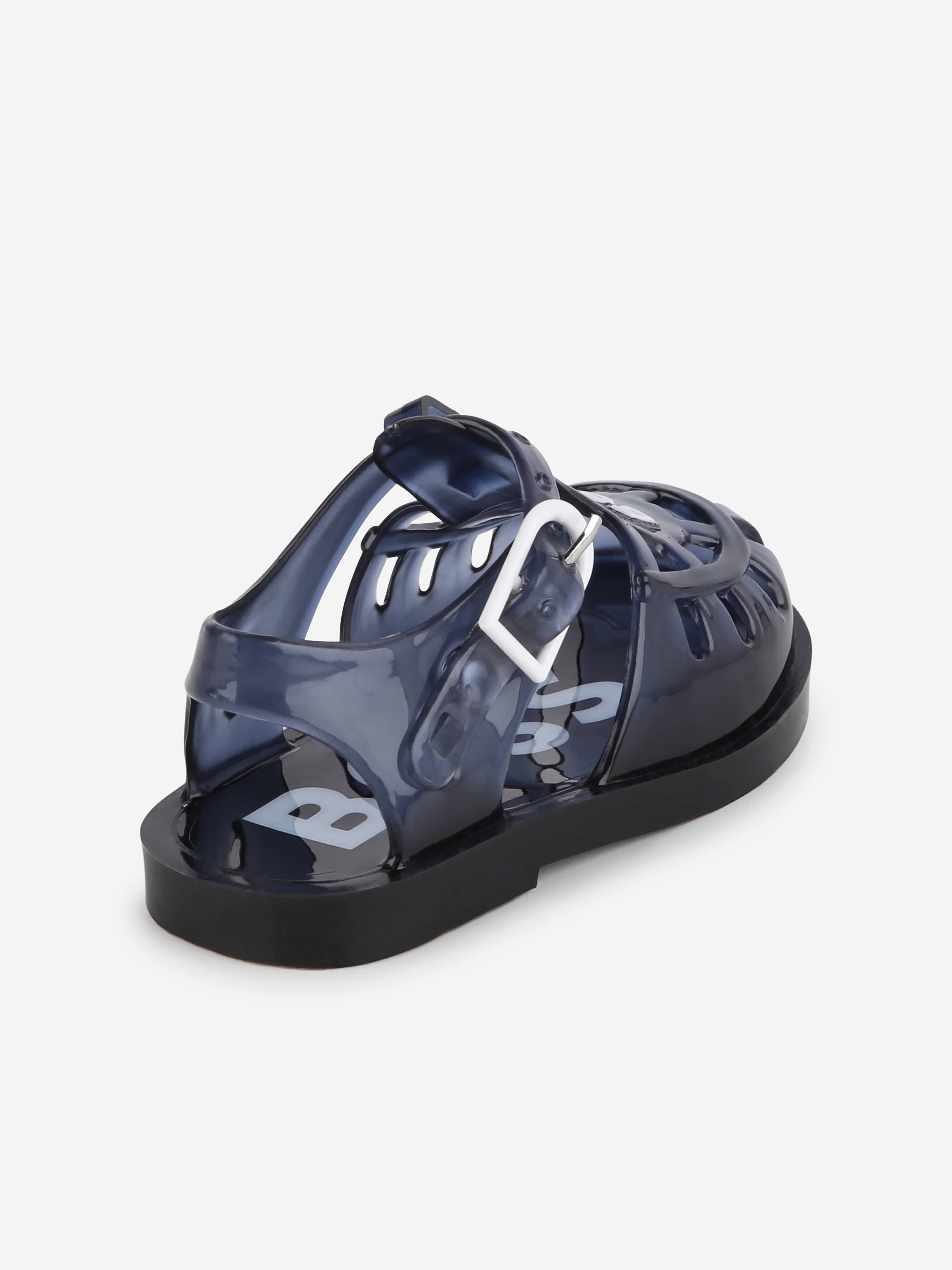 BOSS Baby Boys Jelly Sandals in Navy Childsplay Clothing