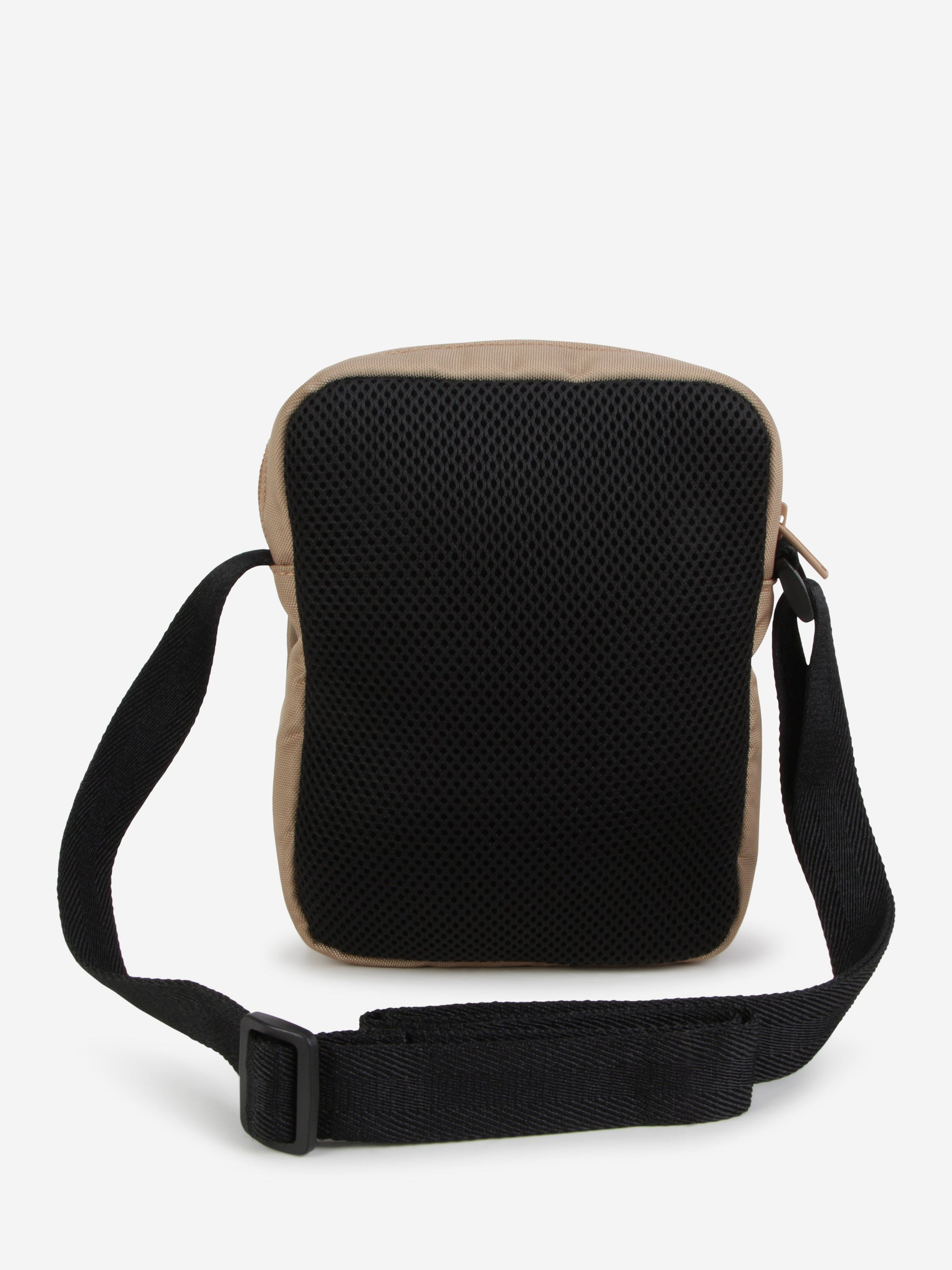 Boys Logo Messenger Bag in Beige 20cm