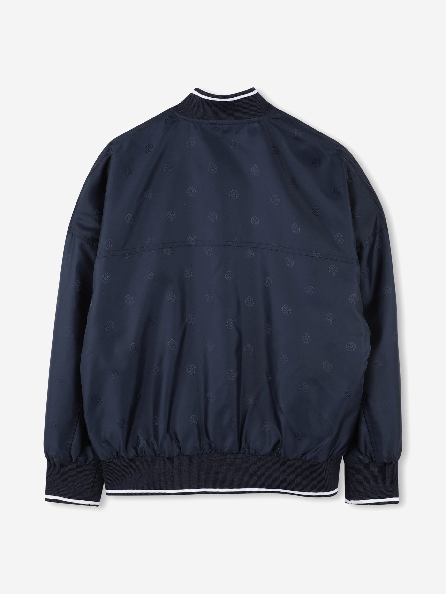 BOSS Boys Double B Jacquard Jacket in Navy | Childsplay Clothing