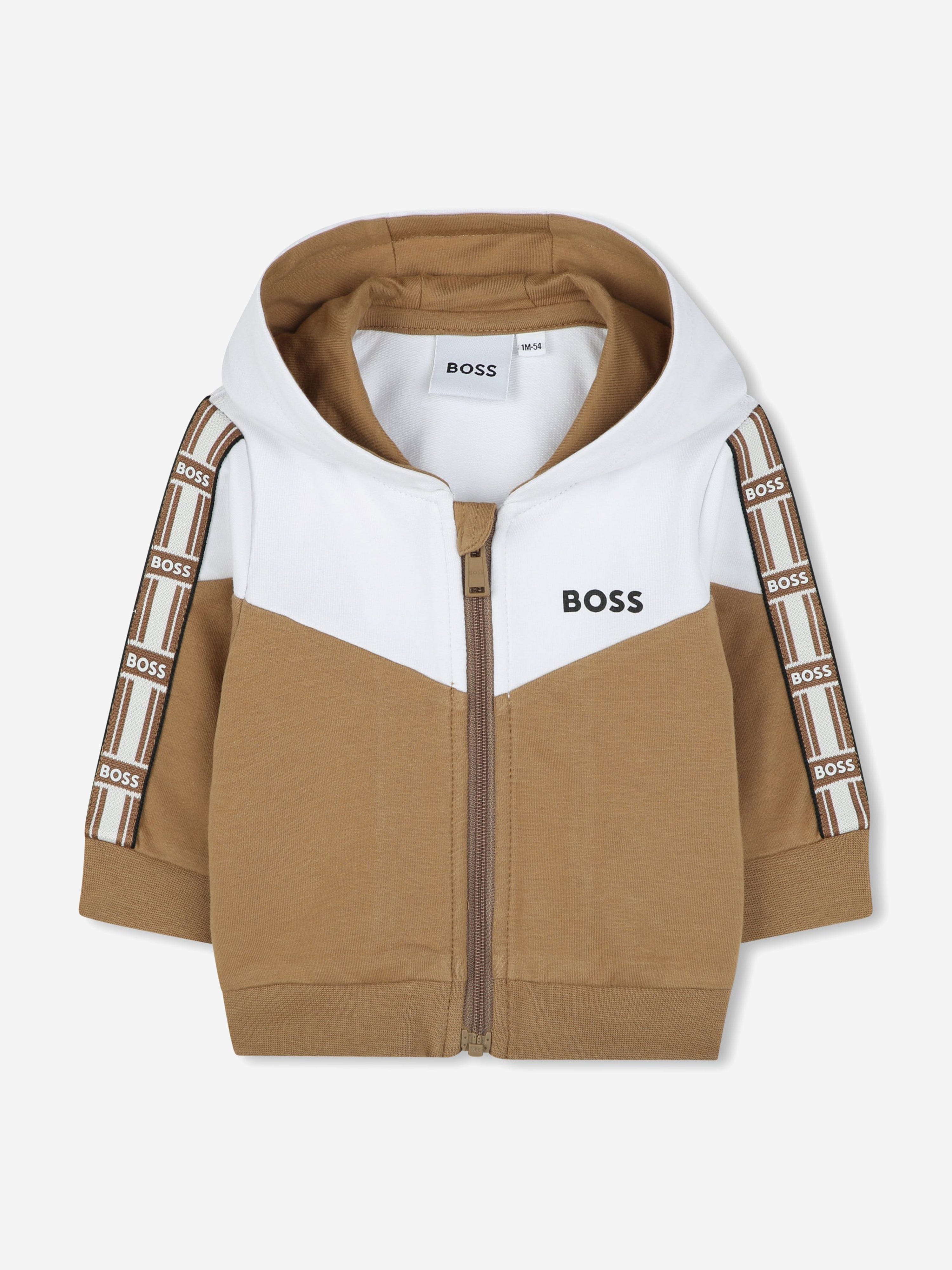 BOSS BOSS Baby Boys Tracksuit Set in Brown Childsplay Clothing