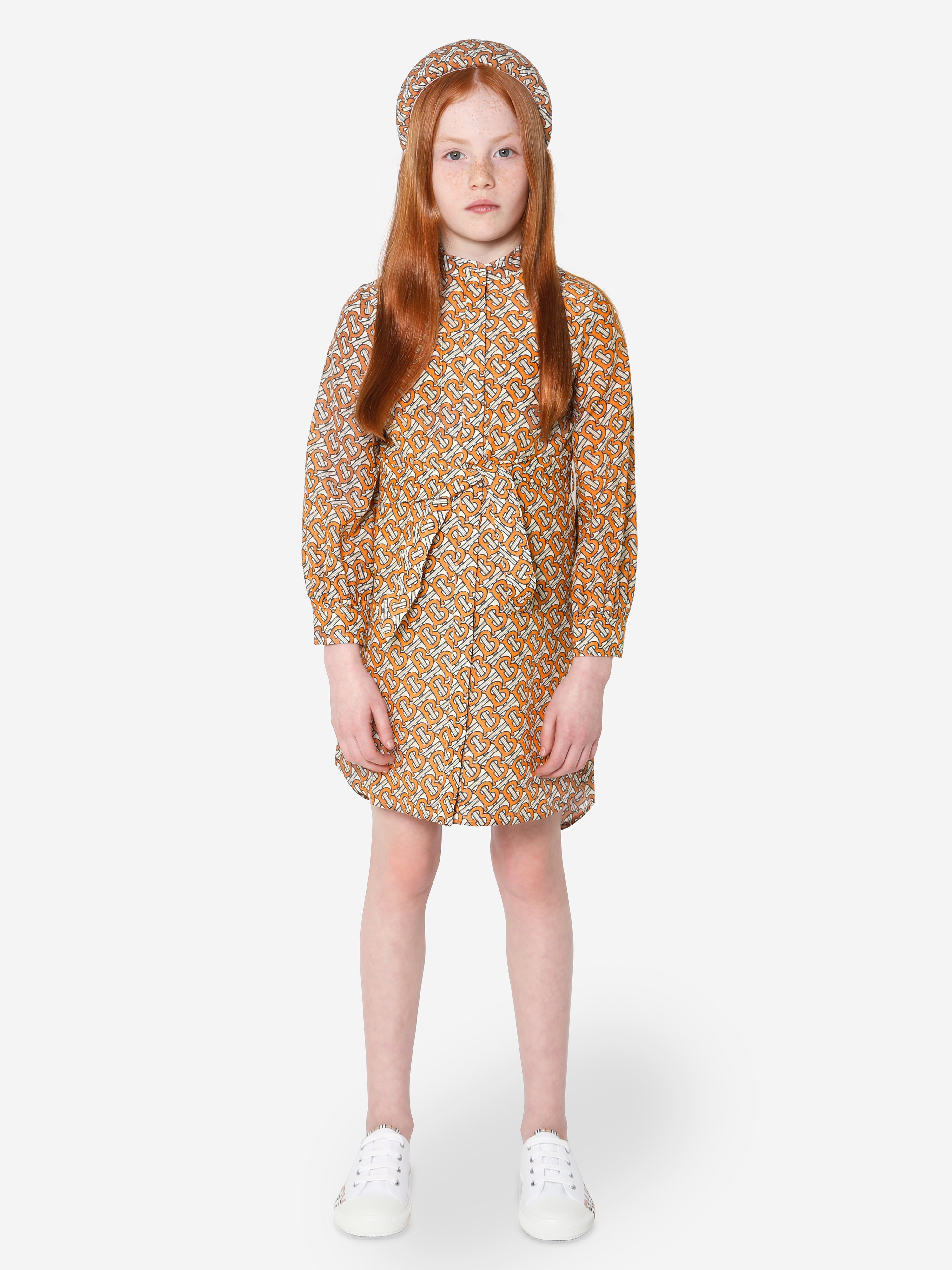 Burberry Kids - Girls Nora Monogram Dress | Childsplay Clothing