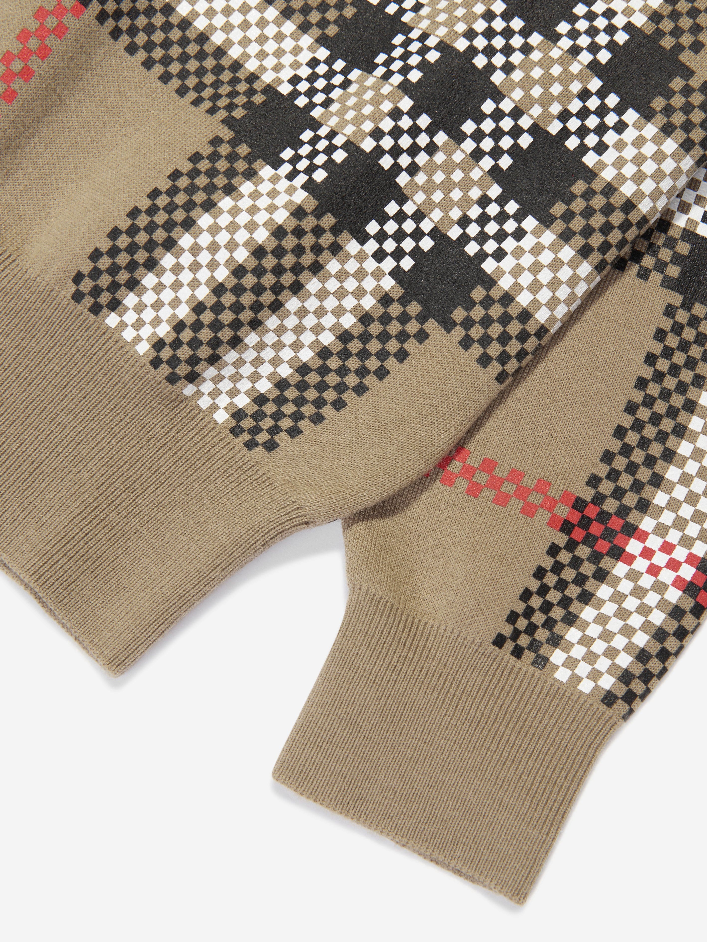 Burberry clearance check jumper