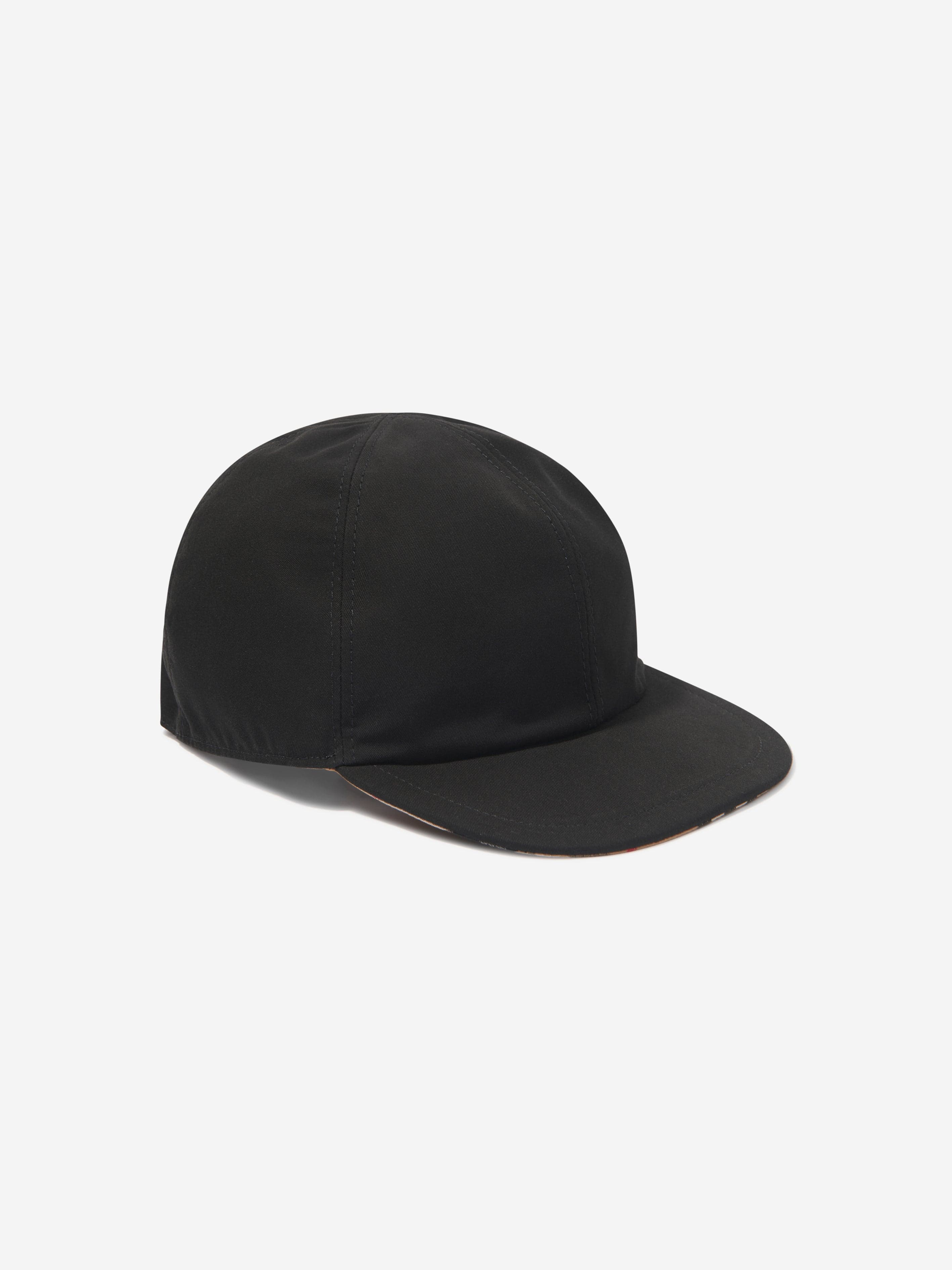 Burberry Kids Reversible Cap in Black Childsplay Clothing
