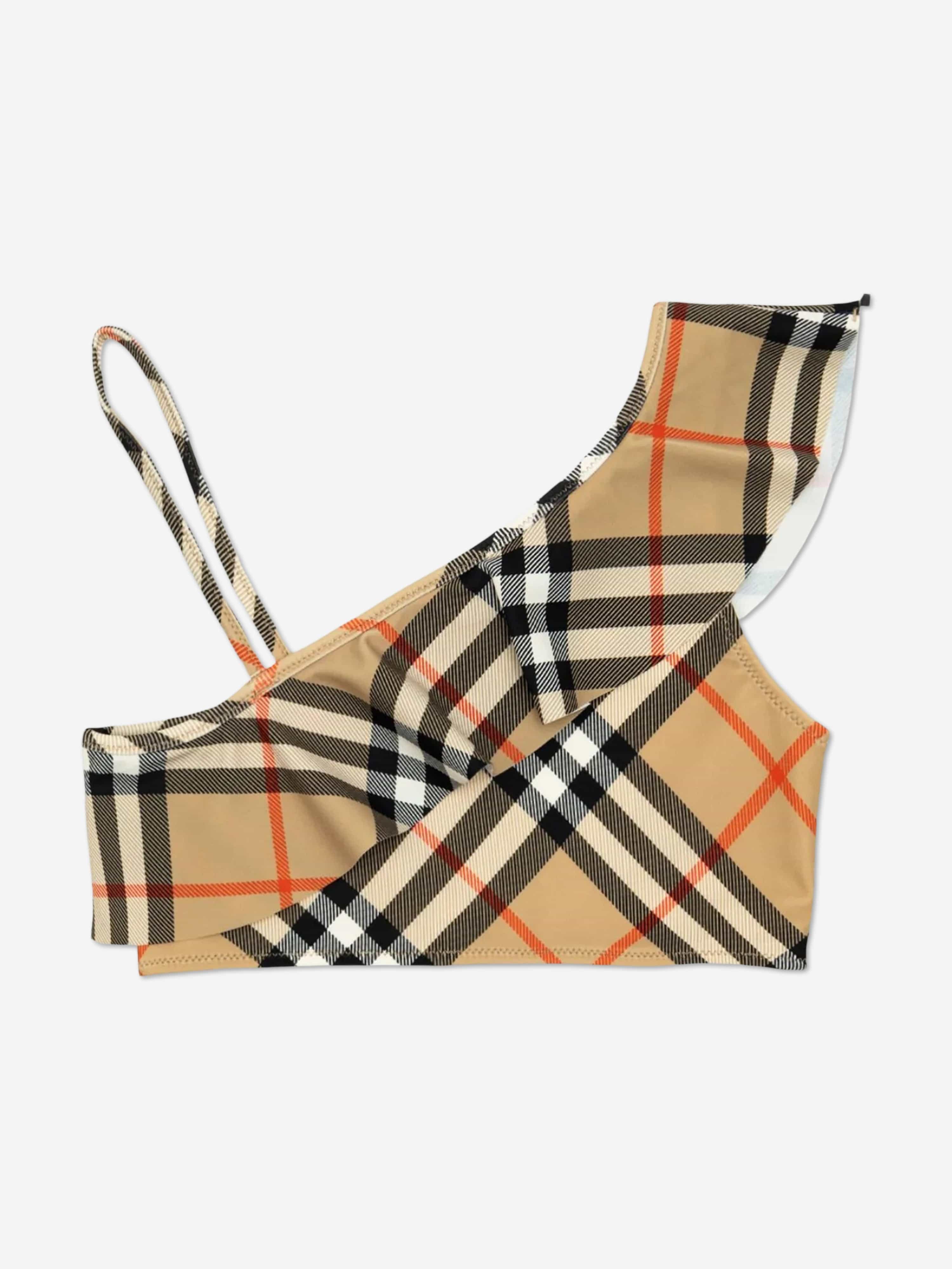 Burberry Girls Asla Check Bikini in Beige | Childsplay Clothing UK