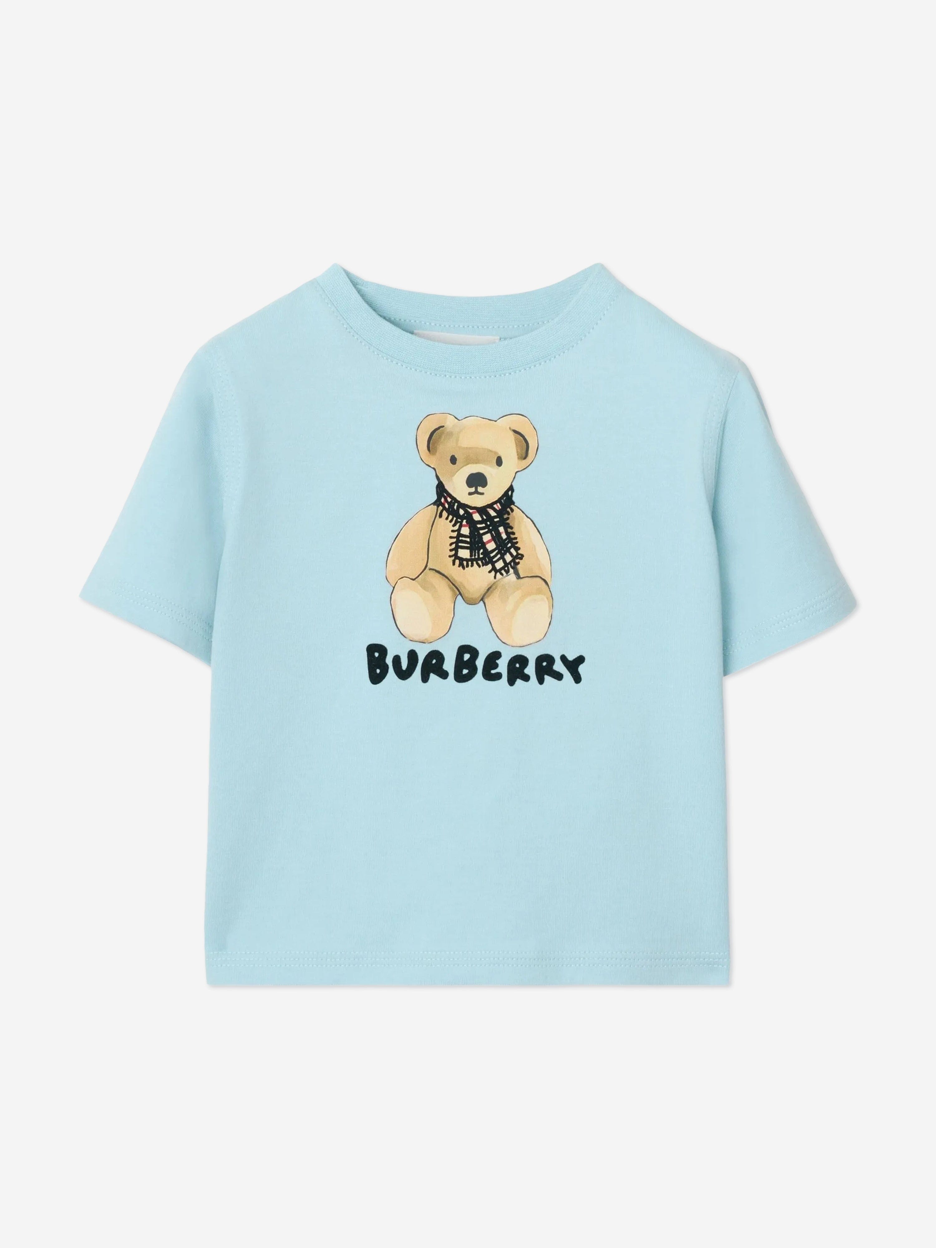BURBERRY テディベア Tシャツ 18M 86cm 季節感をプラス人気商品
