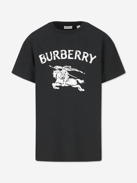BURBERRY トップス　18M 86cm ボトムス　12M 80cm Burberry Boys Cedar Stamp EKD T-Shirt in Black | Childsplay