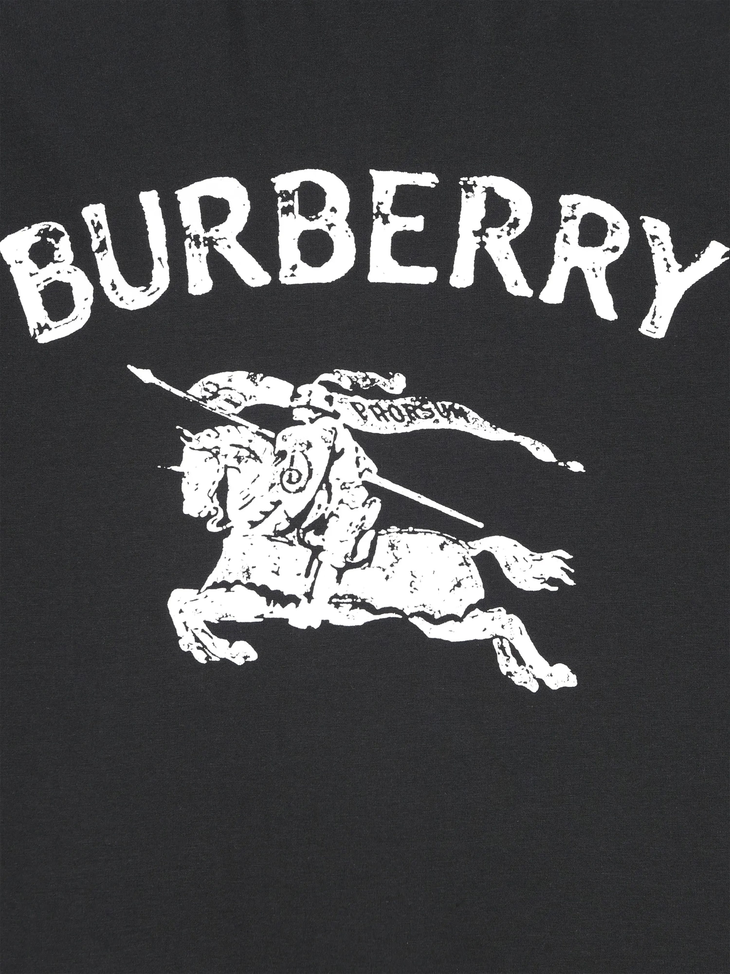 Burberry Boys Cedar Stamp EKD T-Shirt in Black | Childsplay