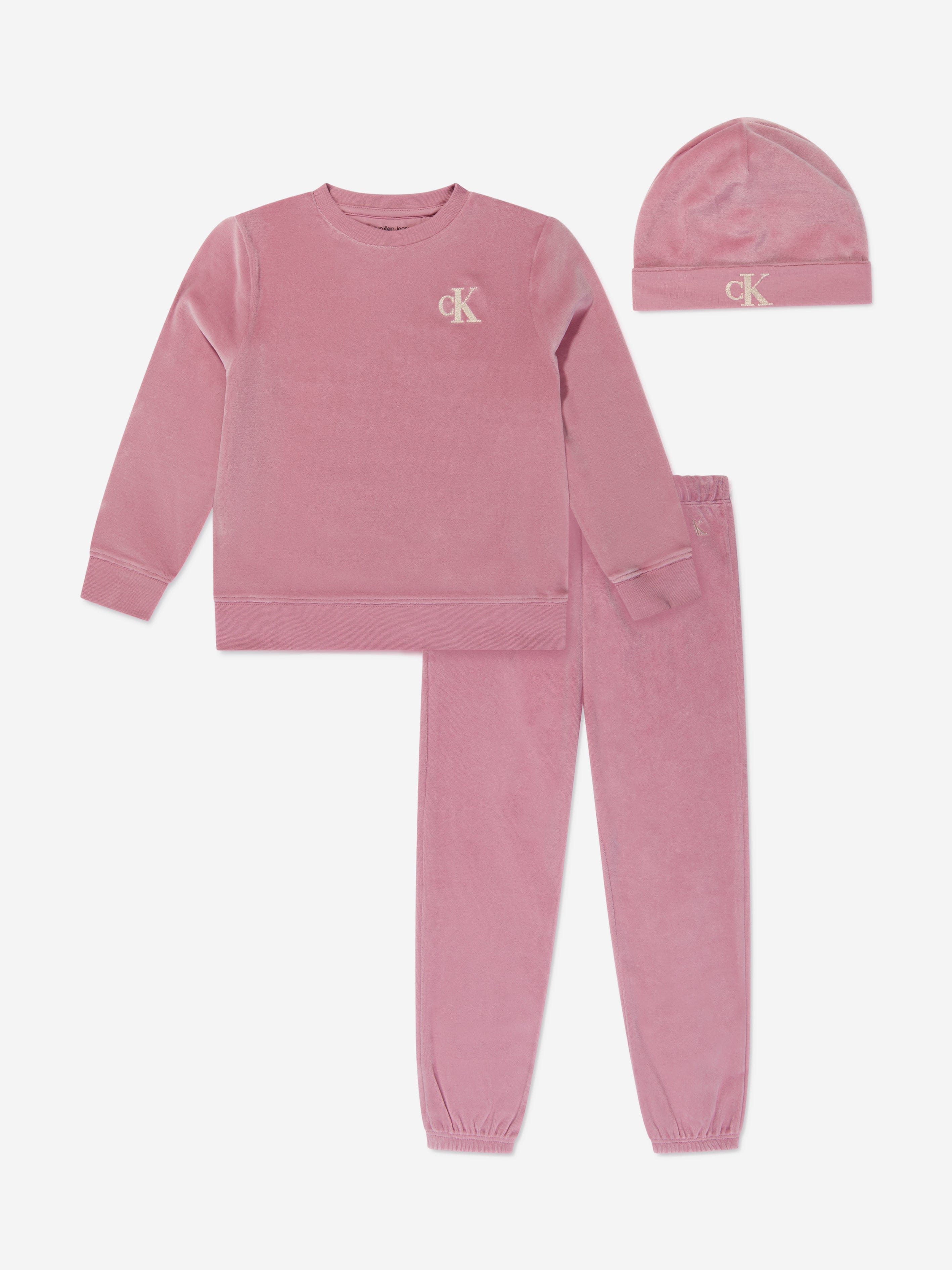 Calvin klein velour set best sale