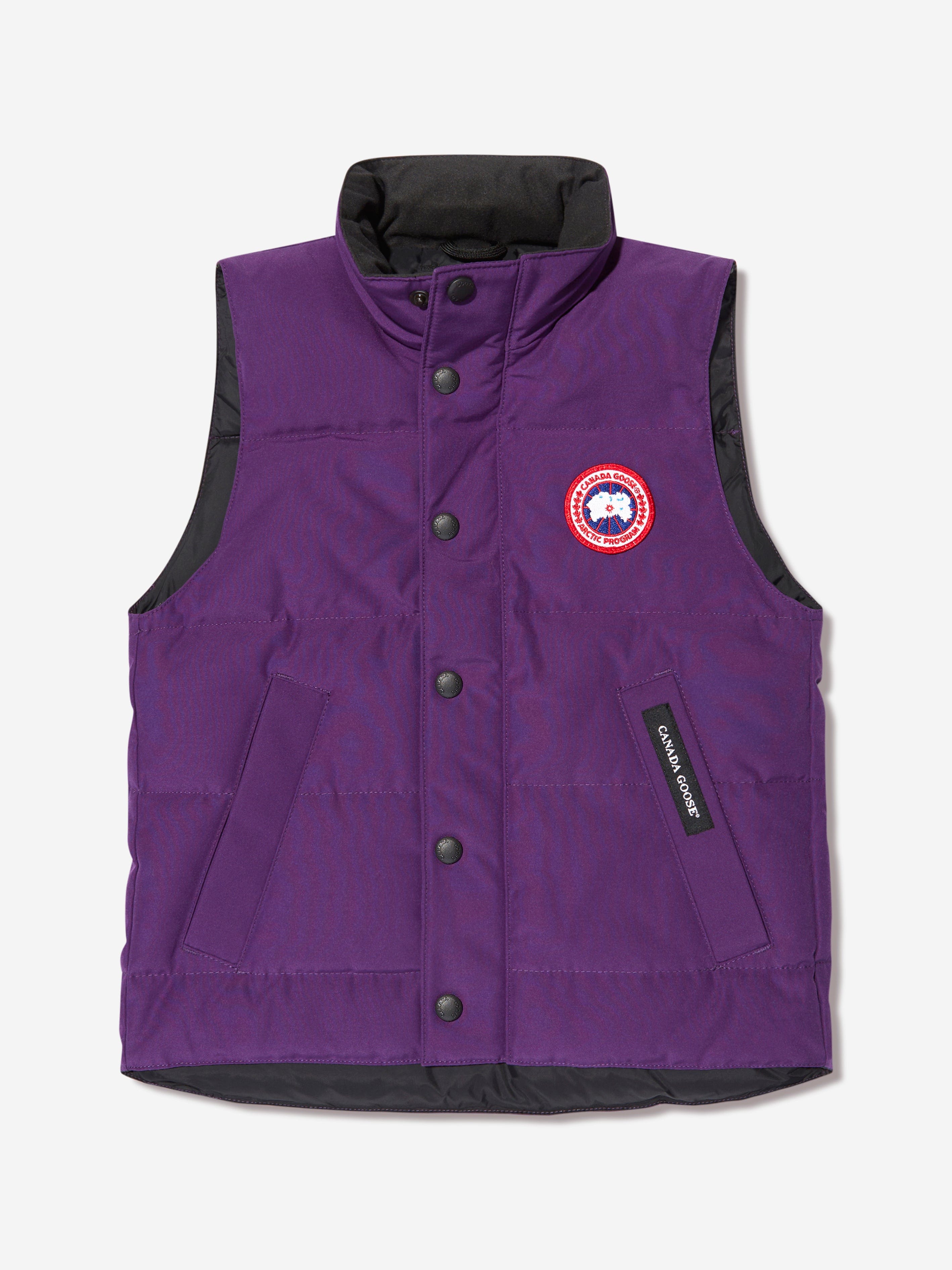 Canada Goose Canada Goose Kids Down Padded Vanier Vest in Purple