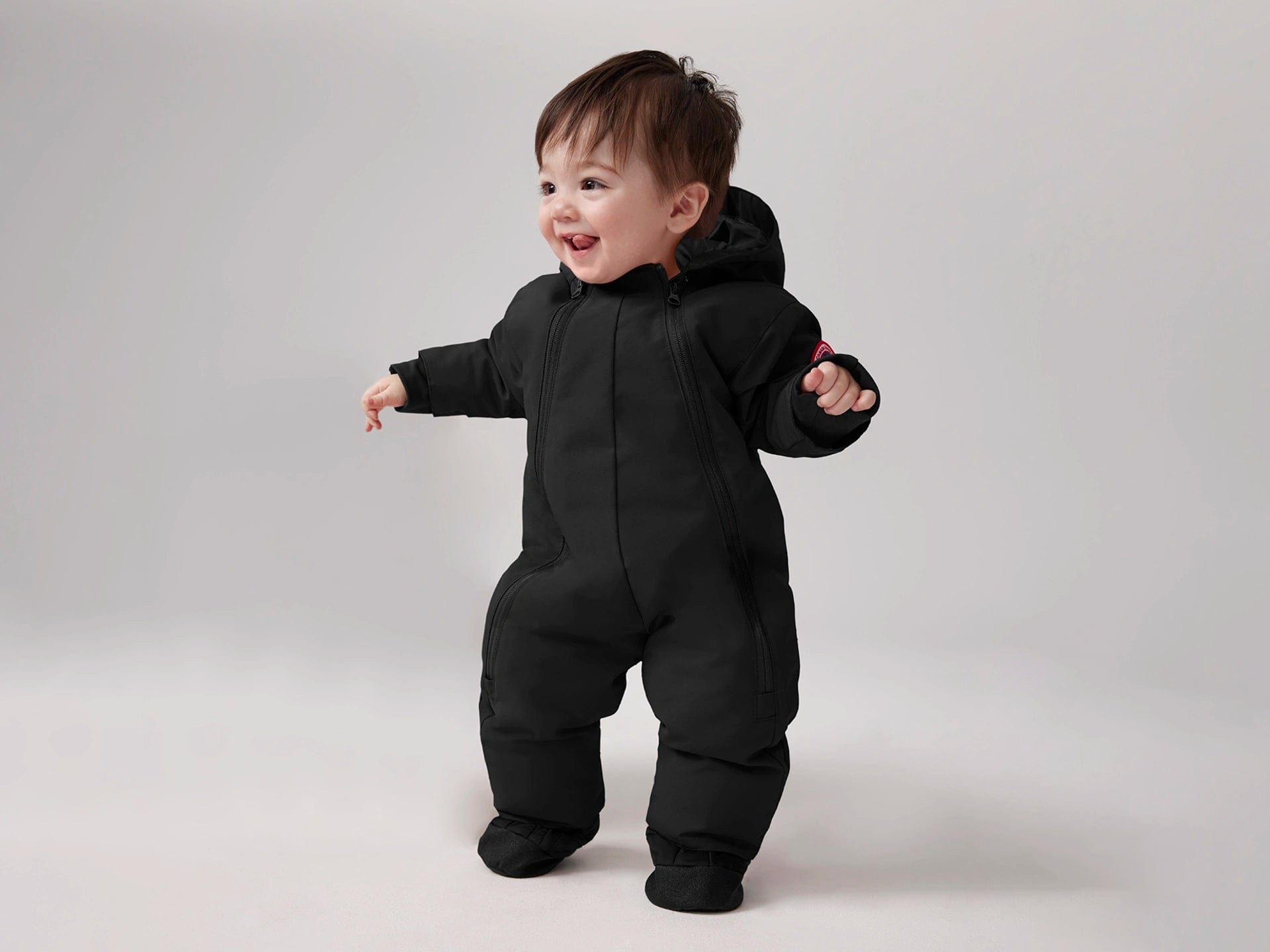 Baby Lamb Snowsuit in Black