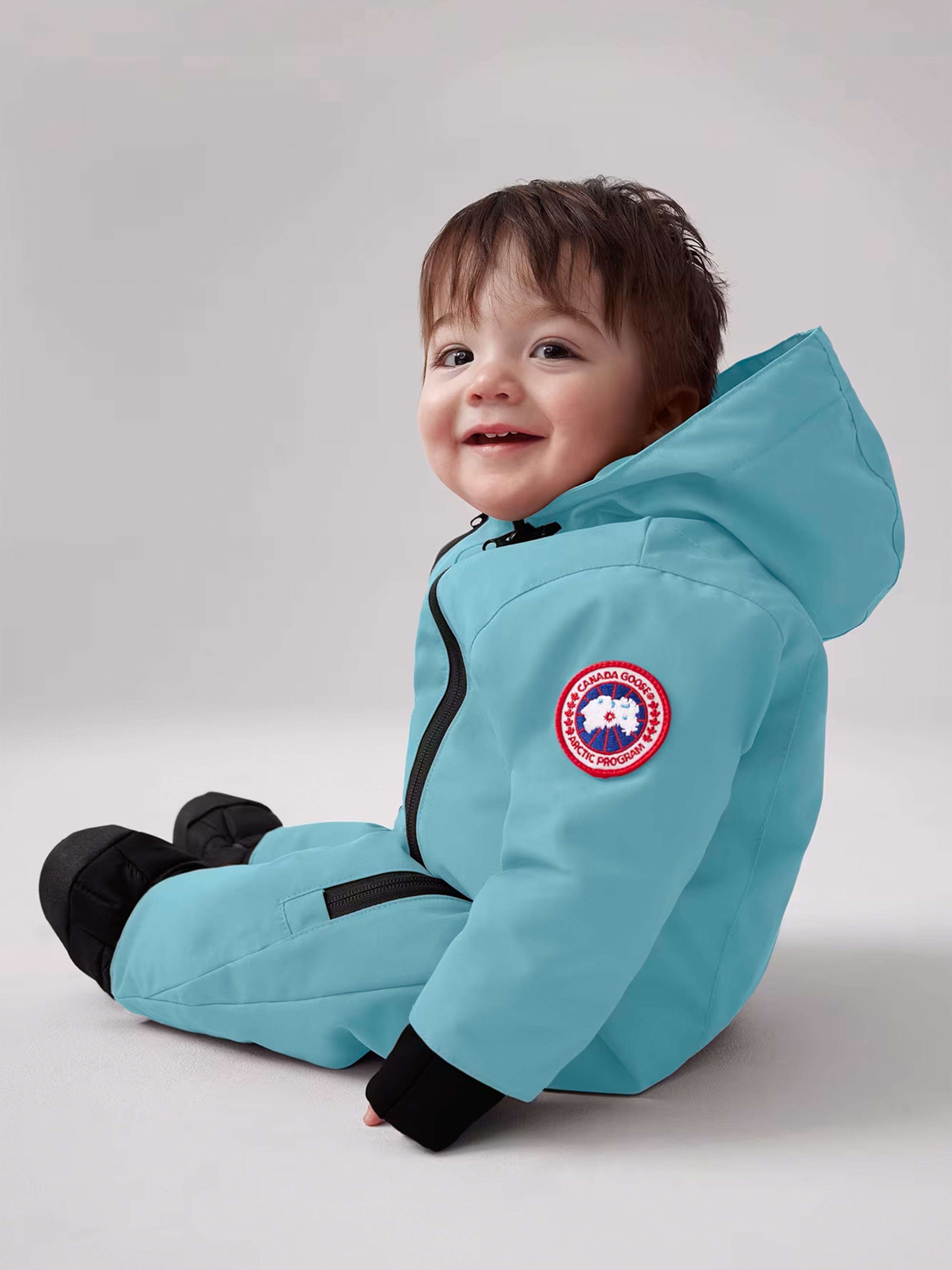 Canada Goose Canada Goose Baby Down Padded Lamb Snowsuit in Blue