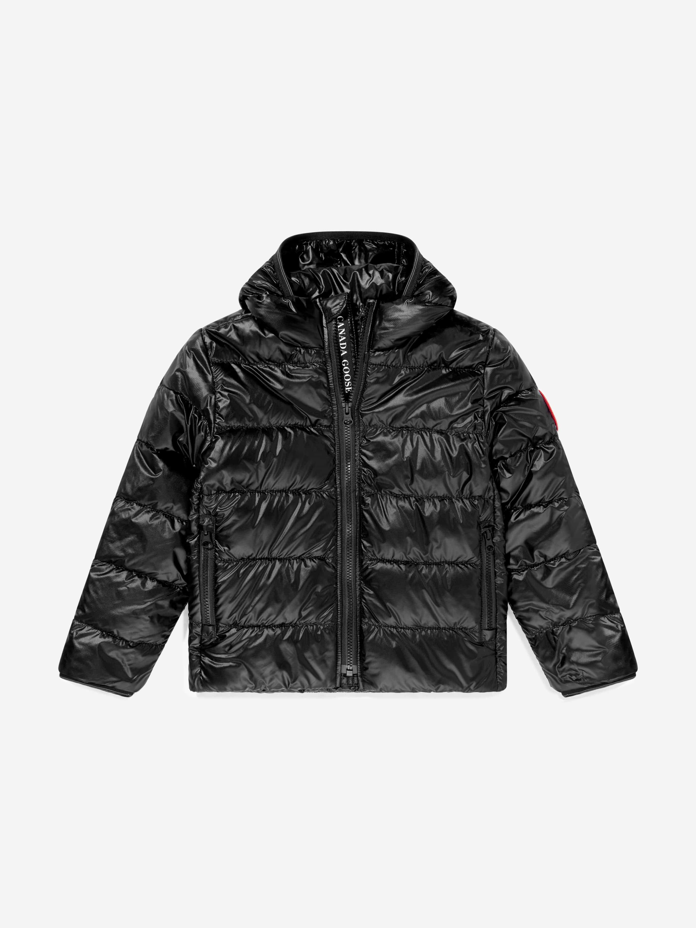 Canada Goose Canada Goose Kids Crofton Down Hooded Jacket in Black