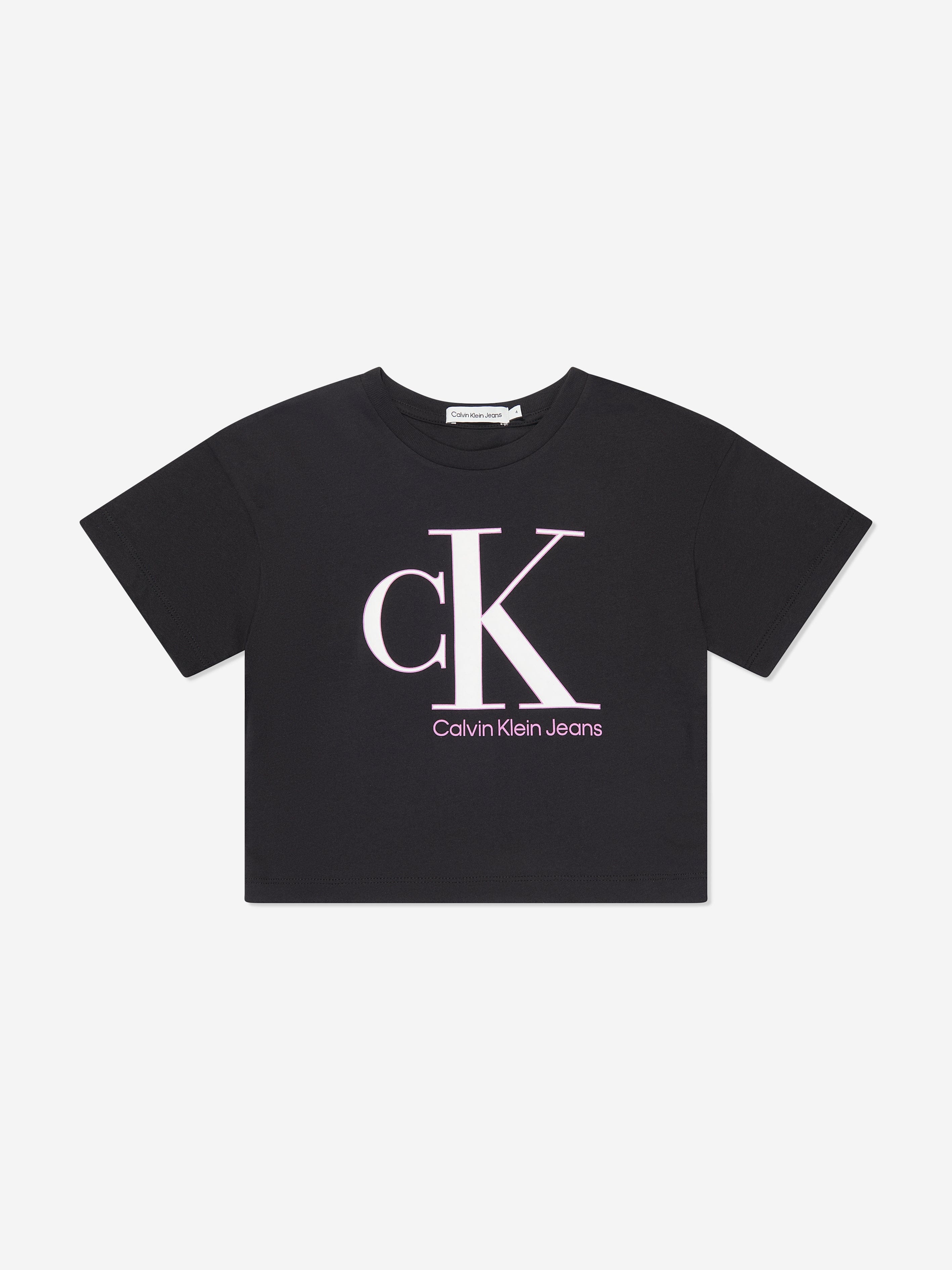 Girls calvin klein clearance tshirt