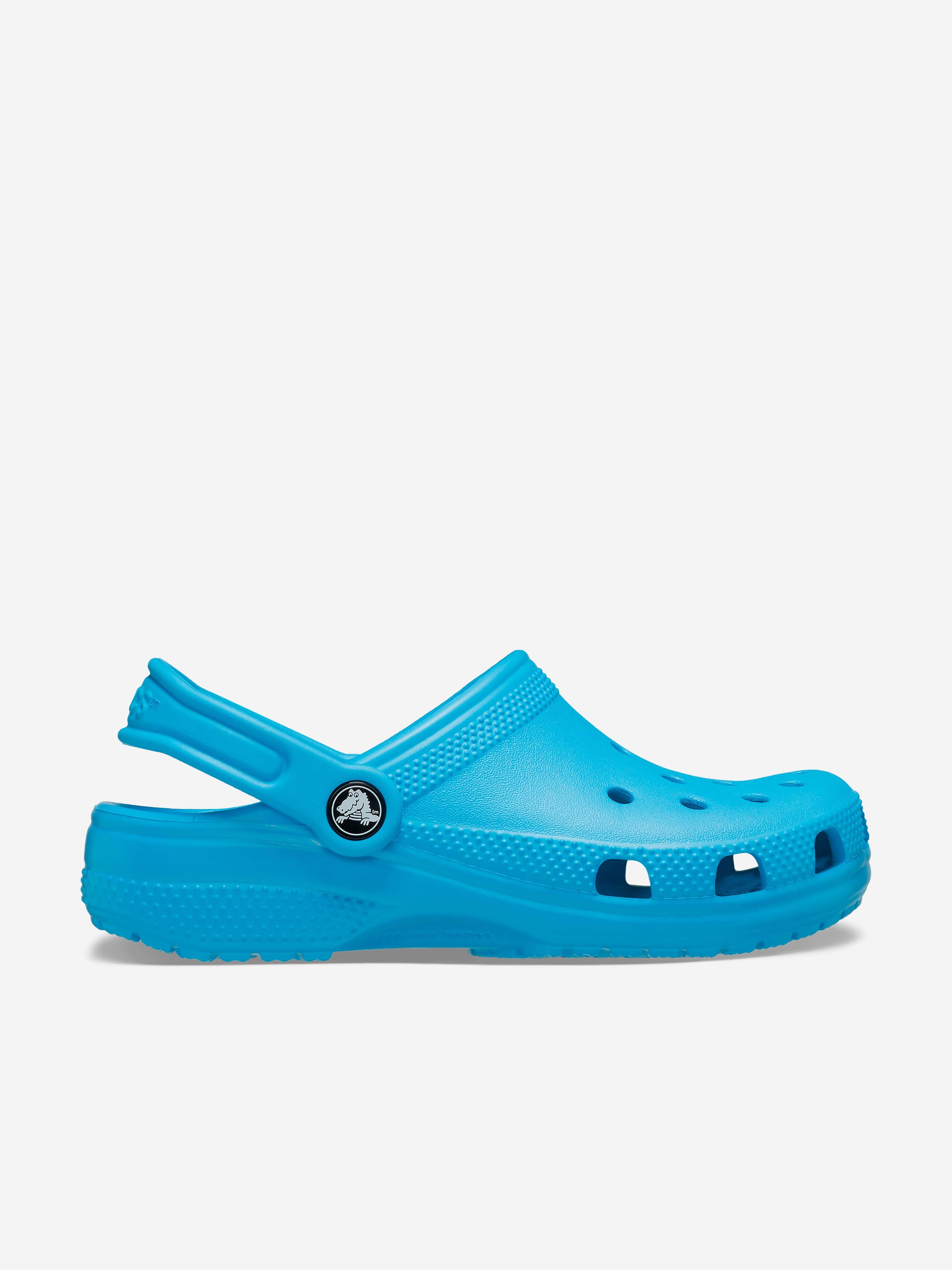 Pink and blue crocs sales