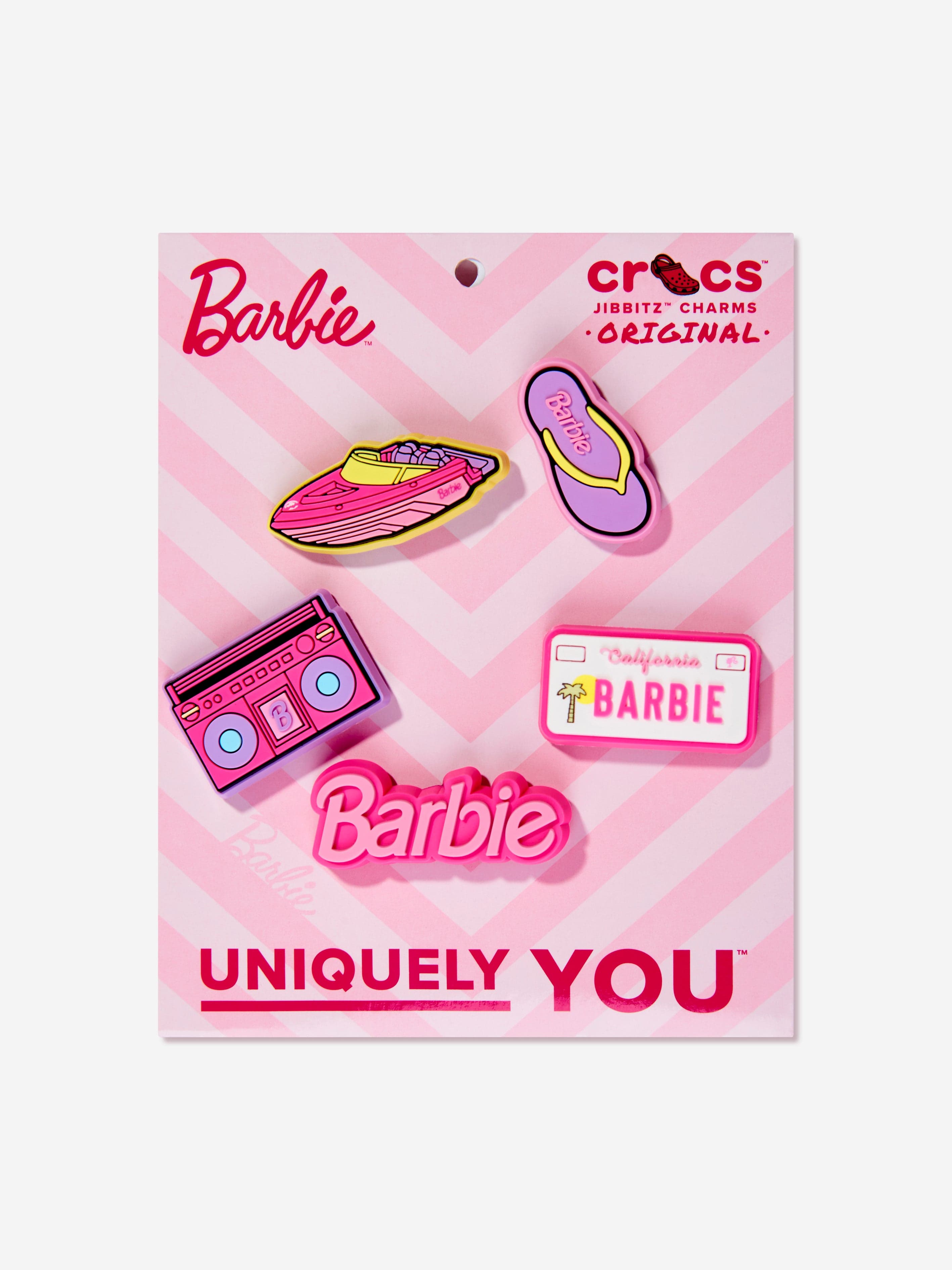 Barbie Crocs Charms Crocs Girls Barbie Retro Jibbitz™ Pack In Pink
