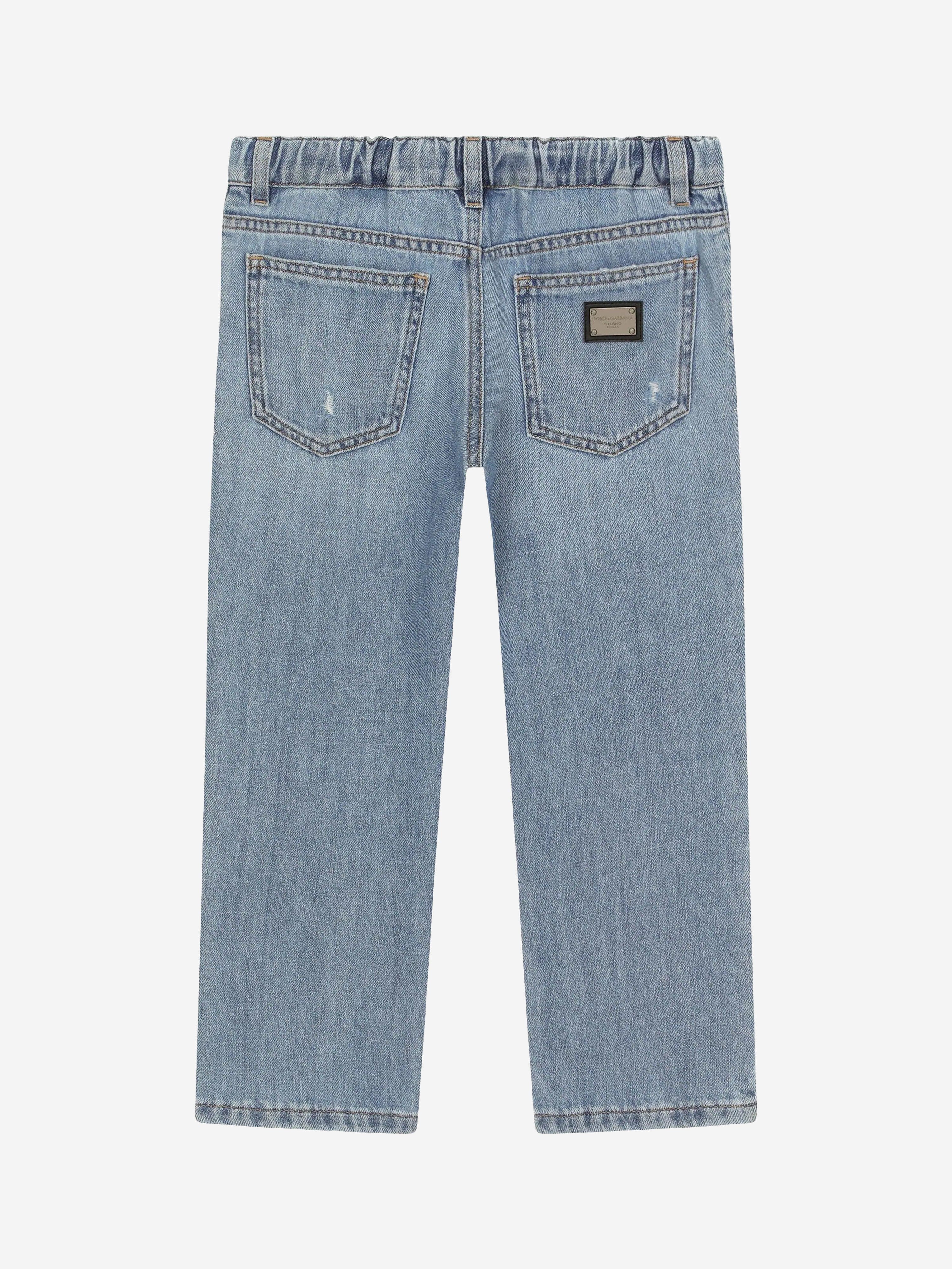 Dolce u0026 Gabbana キッズデニム　サイズ4 Dolce \u0026 Gabbana Boys Blue Cotton Denim Jeans
