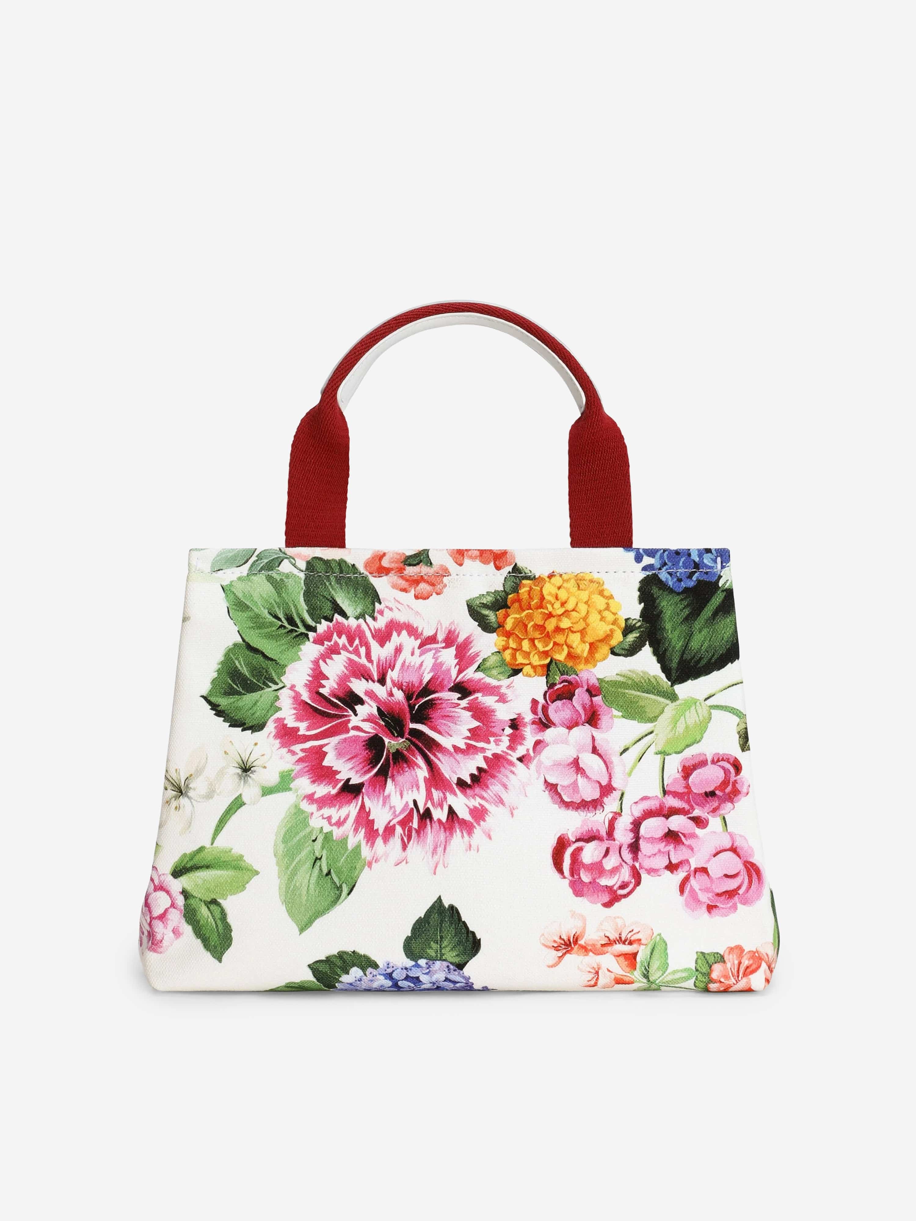 Dolce Gabbana Kids Dolce Gabbana Girls Floral Tote Bag in