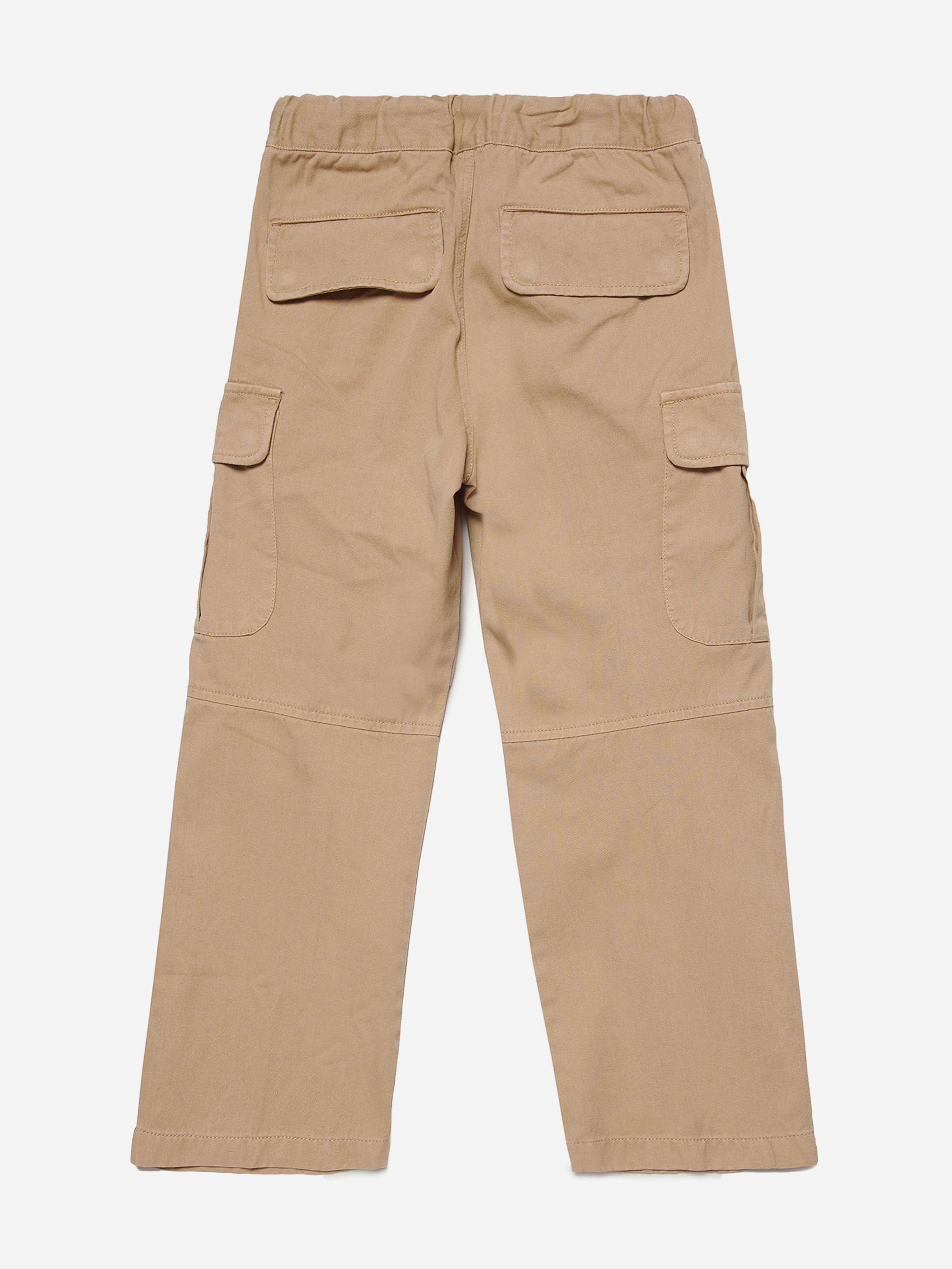 Diesel Boys Cargo Trousers in Beige Childsplay Clothing