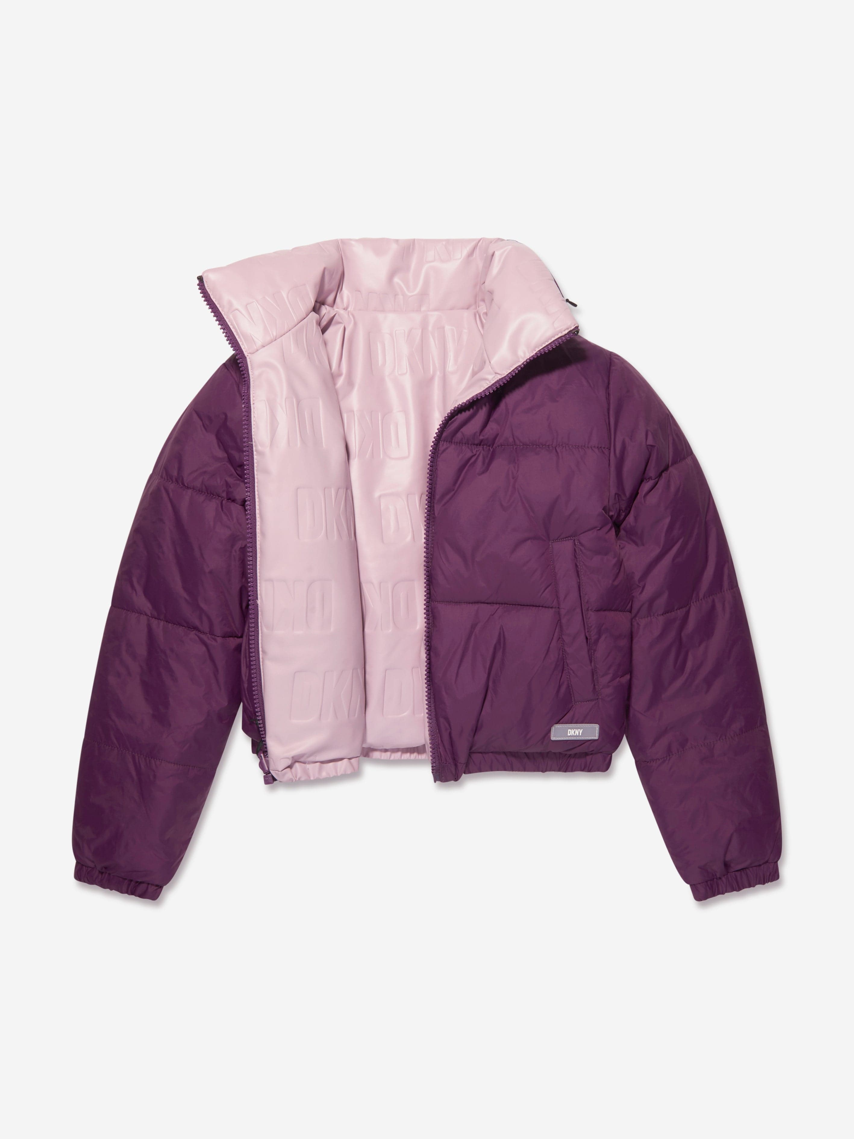 Dkny top purple jacket