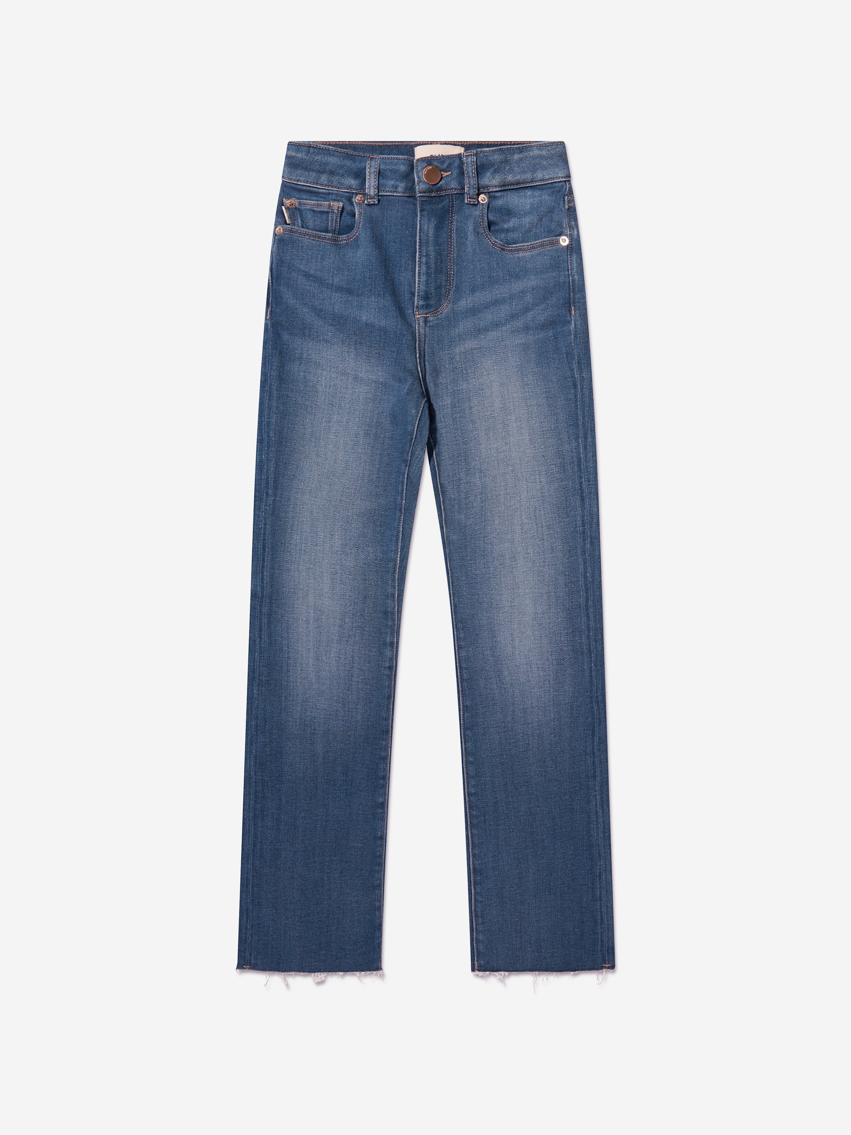 Girls Claire Boot Cut Jeans in Blue