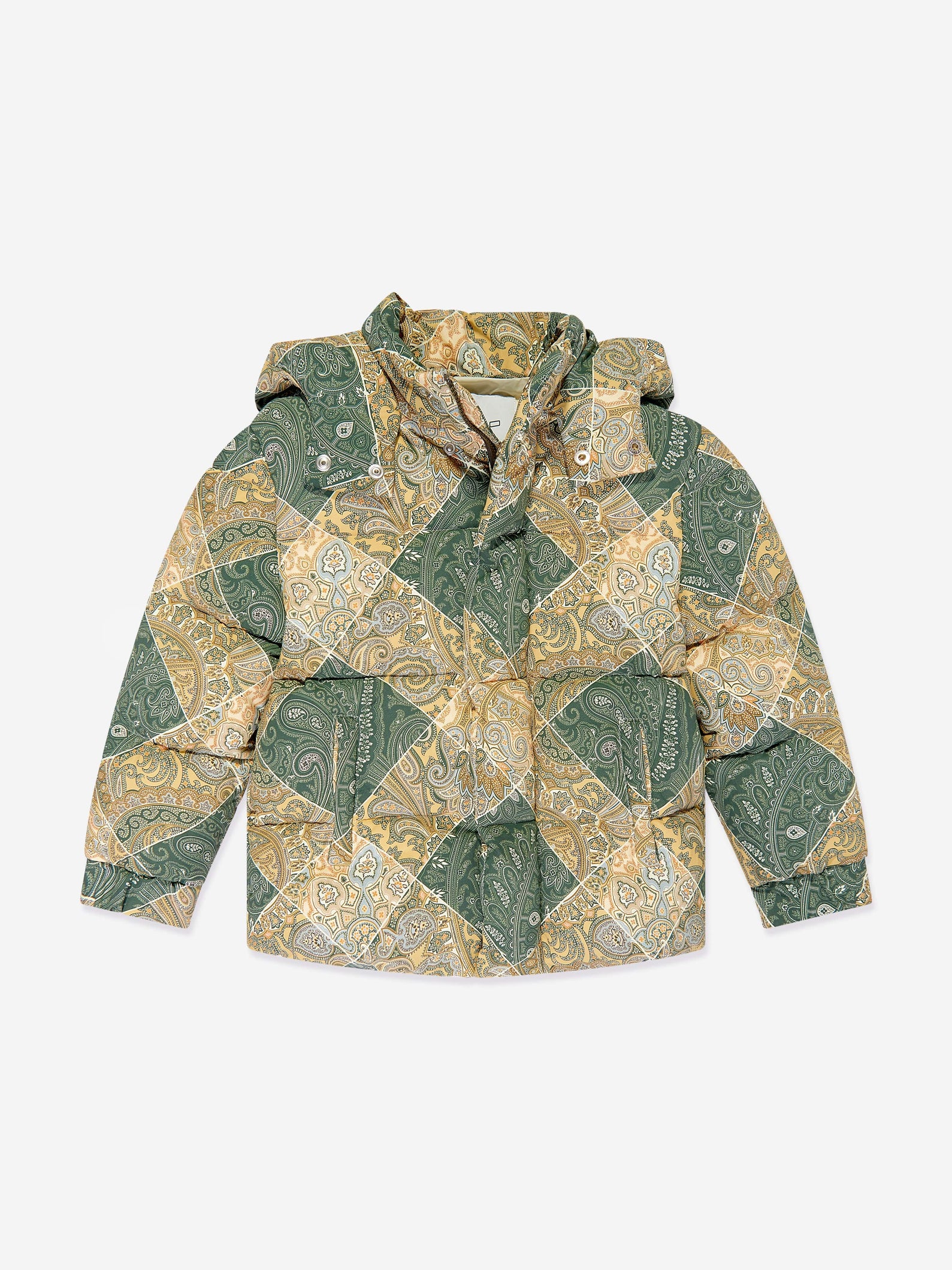 Etro Boys Floral Paisley Joggers in Green