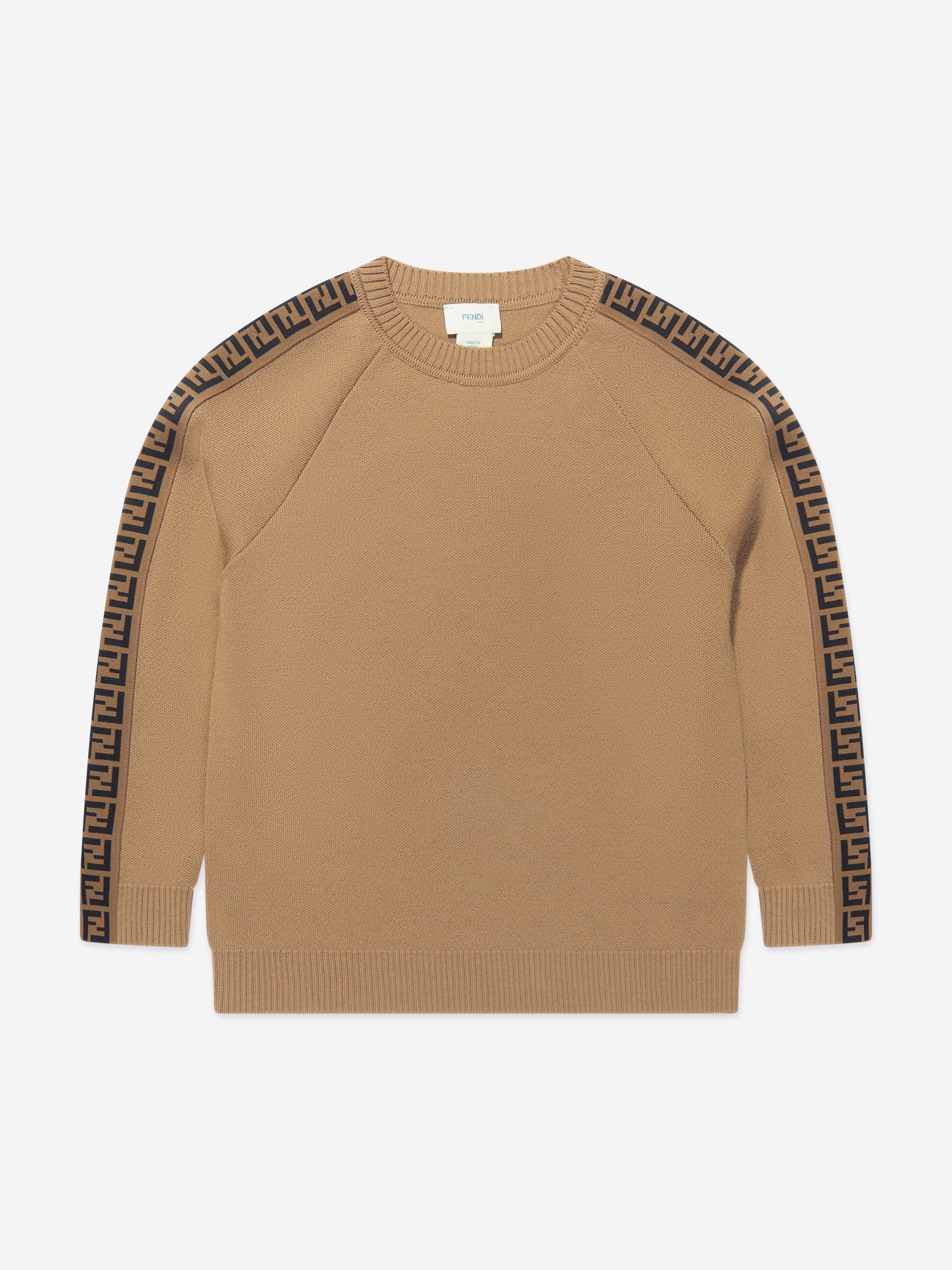 Fendi logo neck clearance jumper